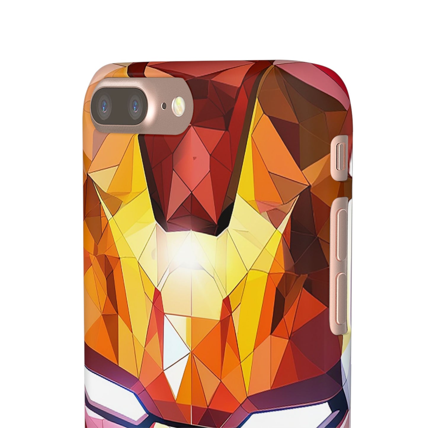 Phone Case - Iron Man helmet polygonal style