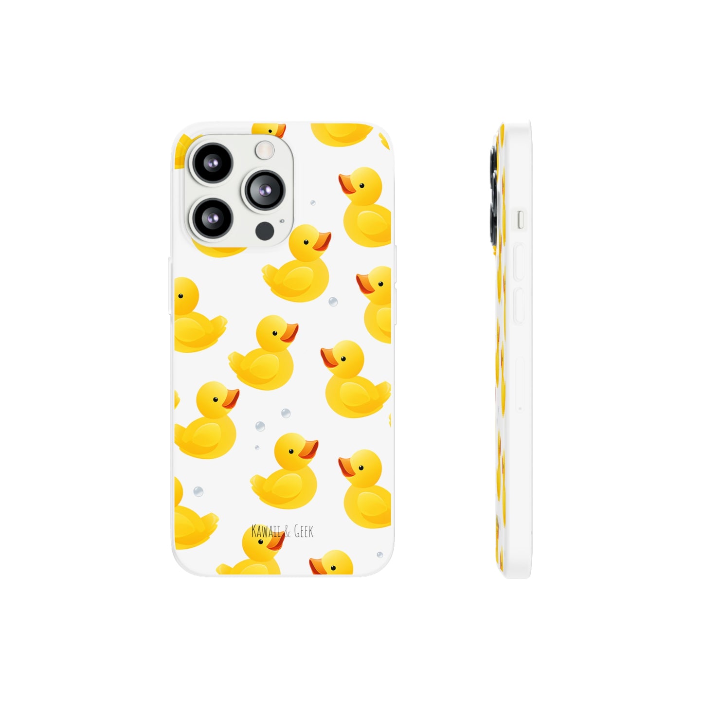 Vibrant Yellow Duck Flexi Phone Case