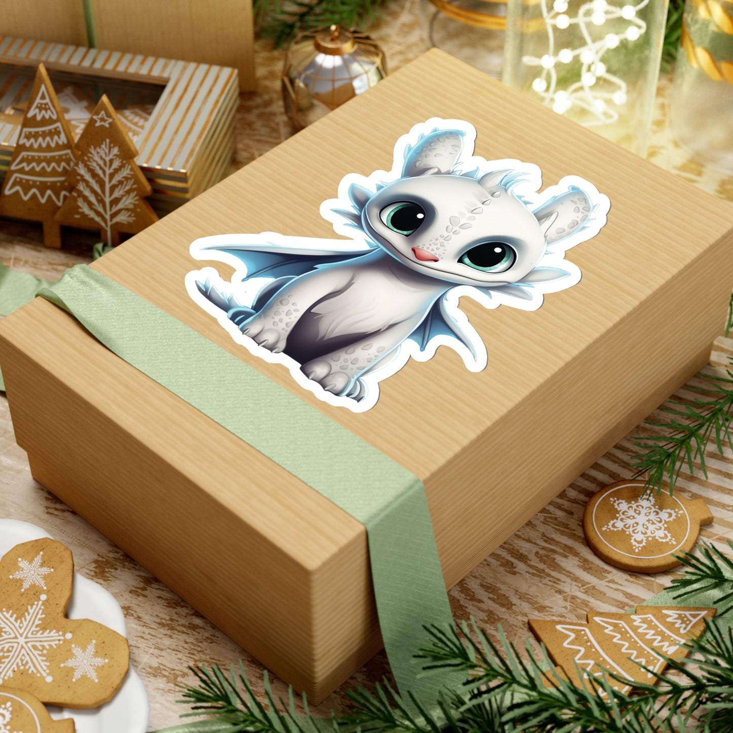 Baby Light Fury Sticker - Unleash Magic and Cuteness from "How to Train Your Dragon"
