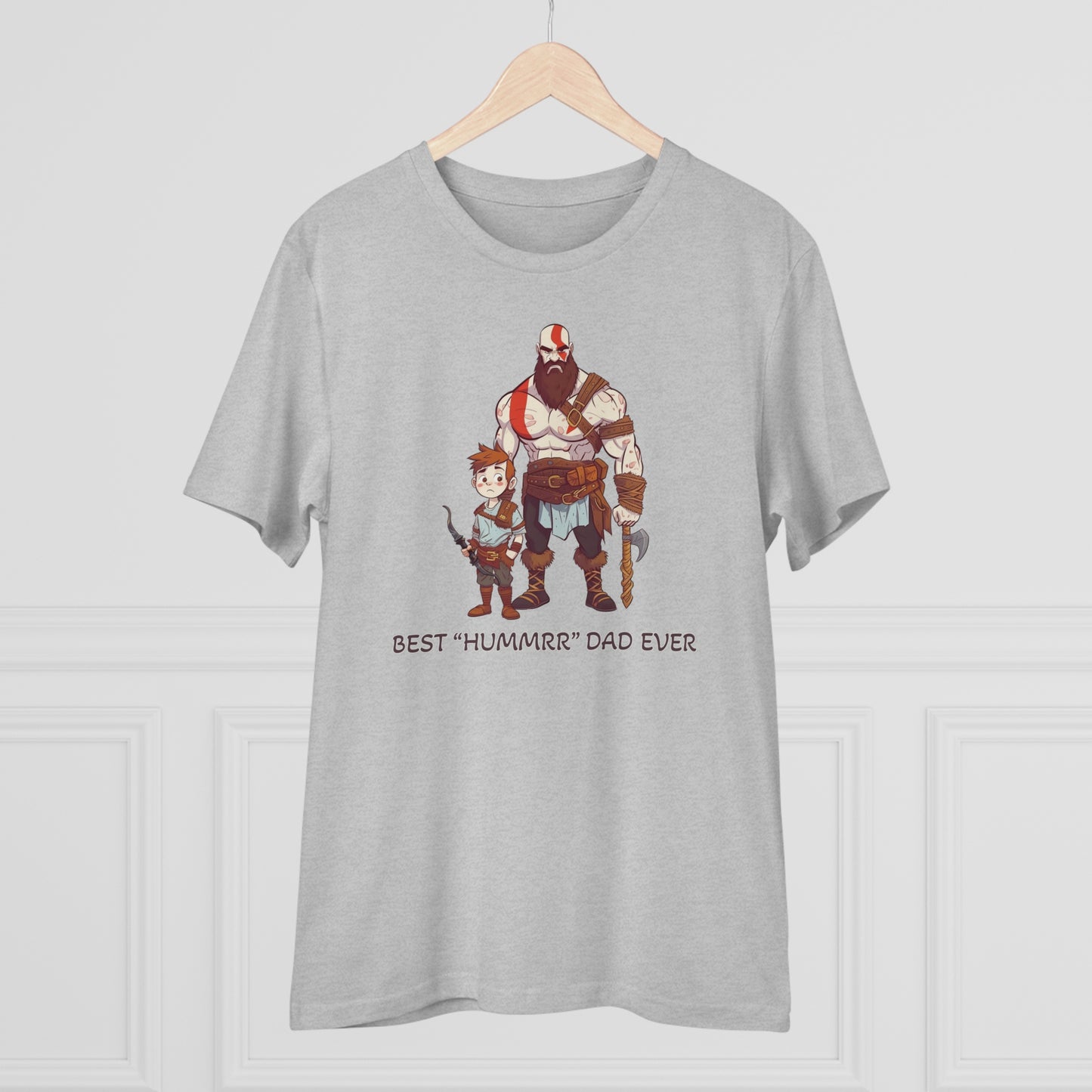 Kratos - God of War T-Shirt - BEST Hummrr Dad Ever - Celebrate Father's Day with Playful Style