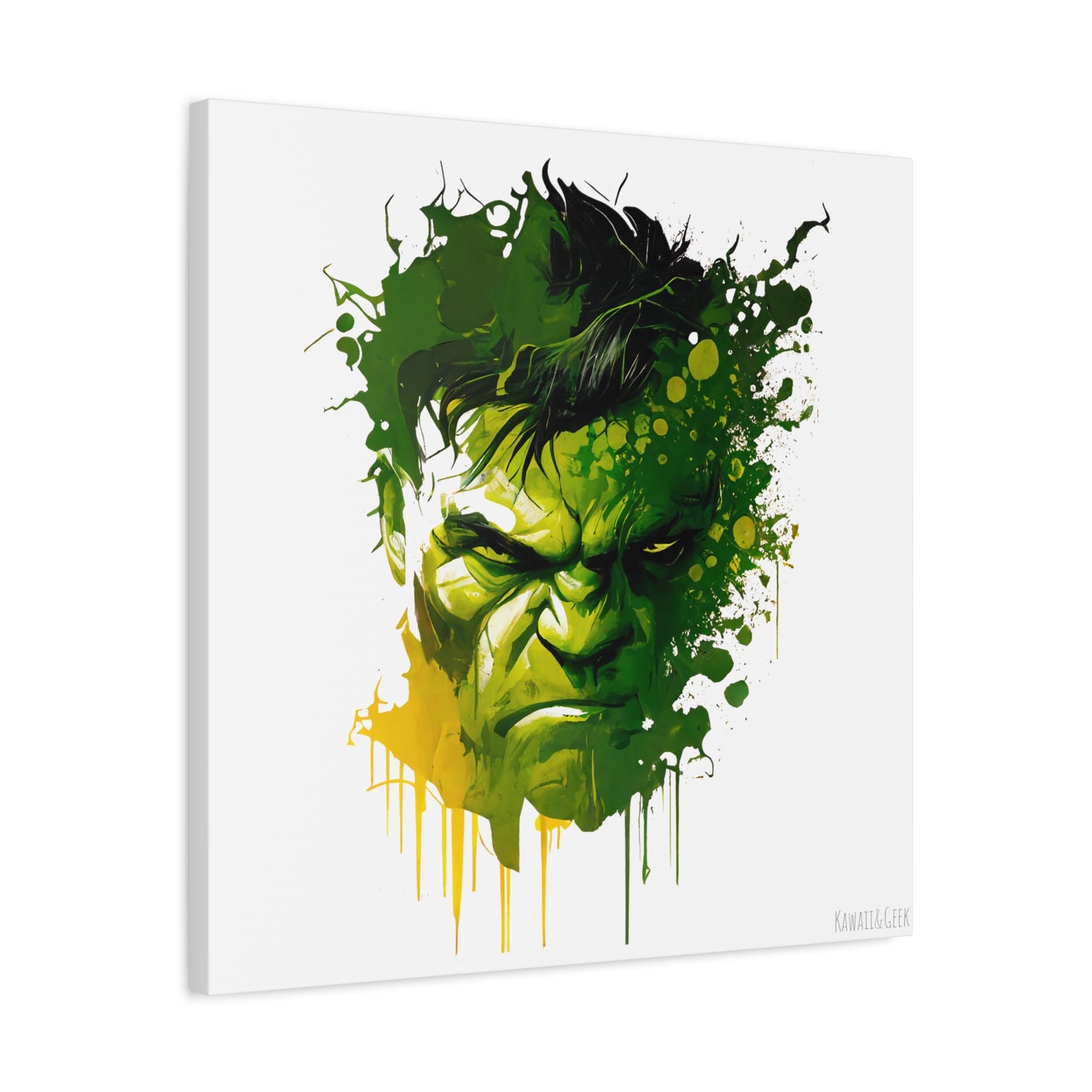 Hulk Canva - Add Some Pop-Art and Watercolor Style to Your Wall Decor - Marvel Avengers