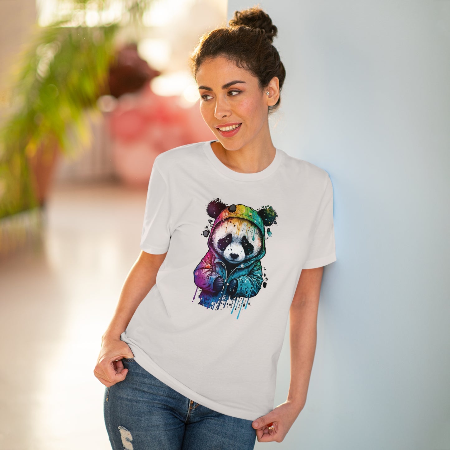 Panda Organic Unisex T-Shirt - Add Some Fun and Eco-Friendly Style to Your Wardrobe