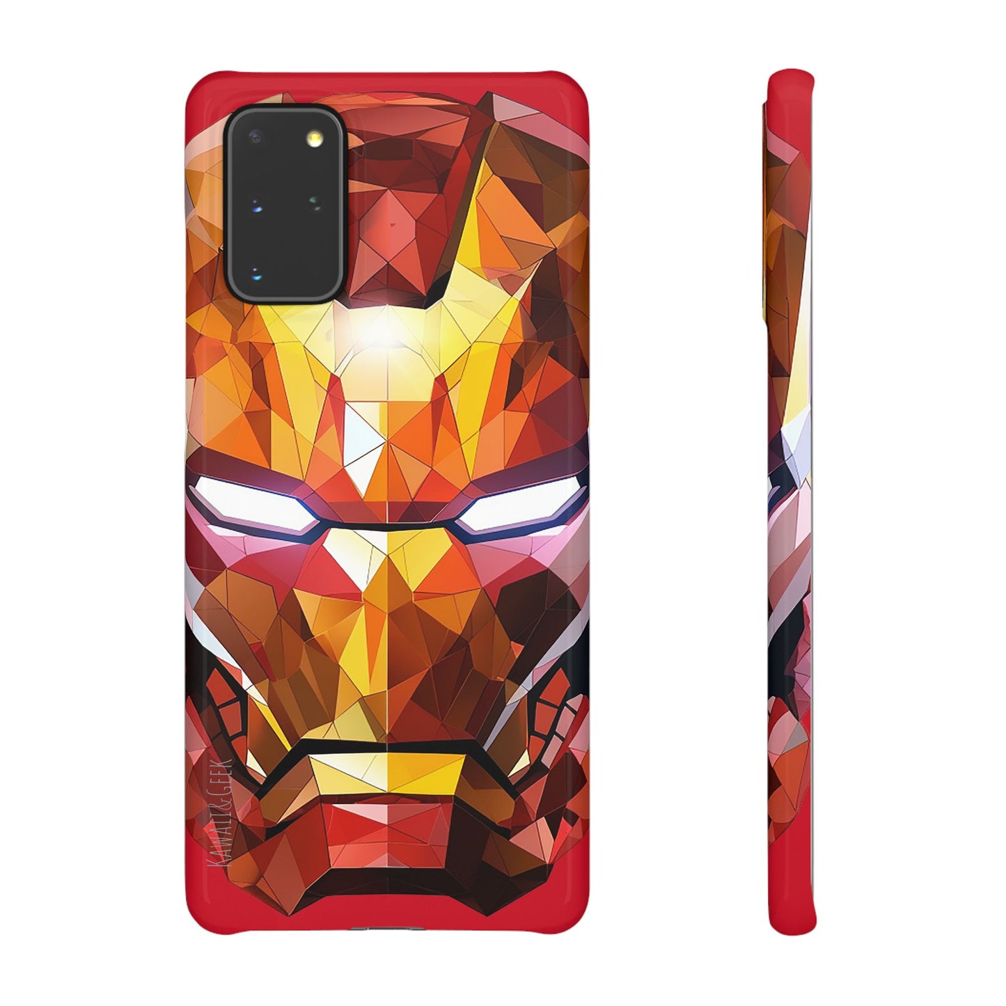 Phone Case - Iron Man helmet polygonal style