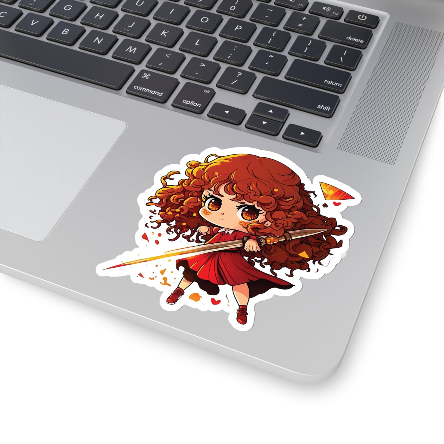 Hermione Granger Sticker ready for battle - Add Some Cute and Magical Style to Your Tech - Harry Potter