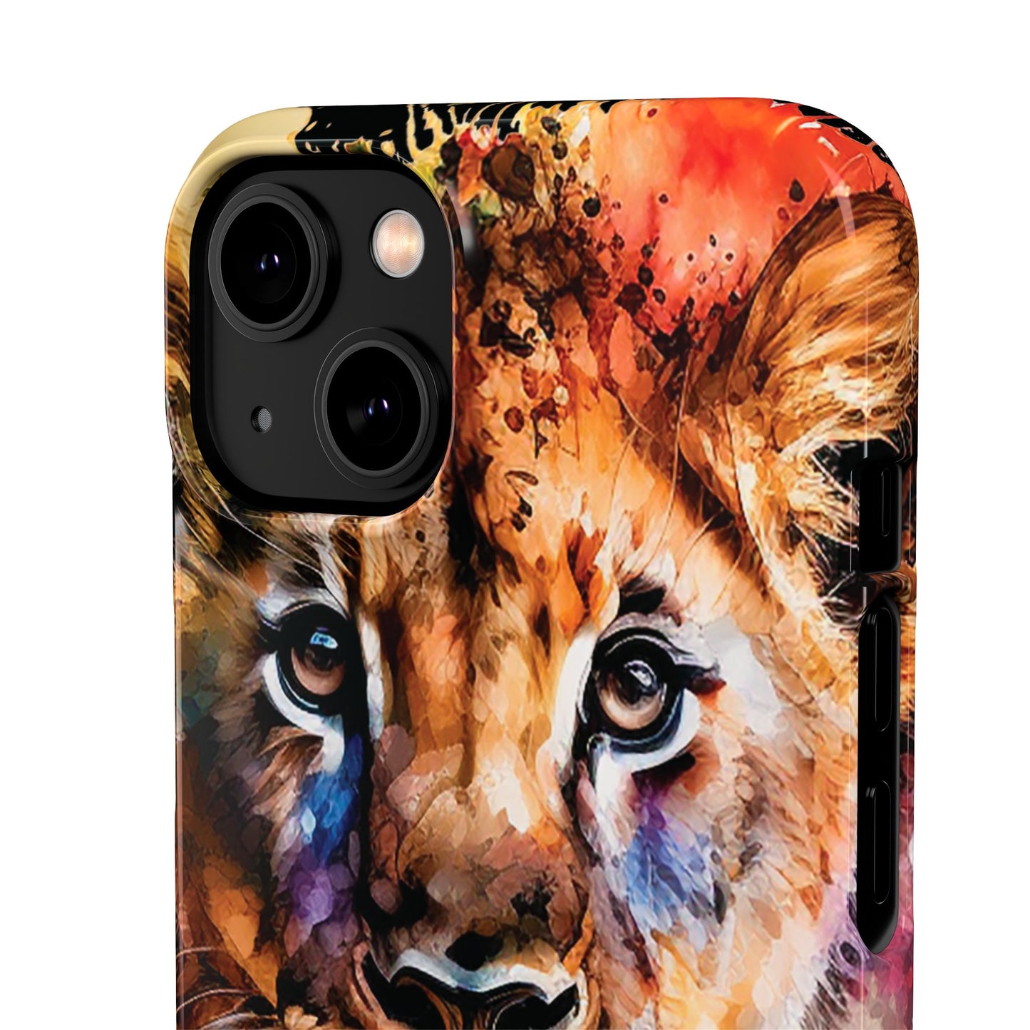 Phone Case Watercolor Lion Cub