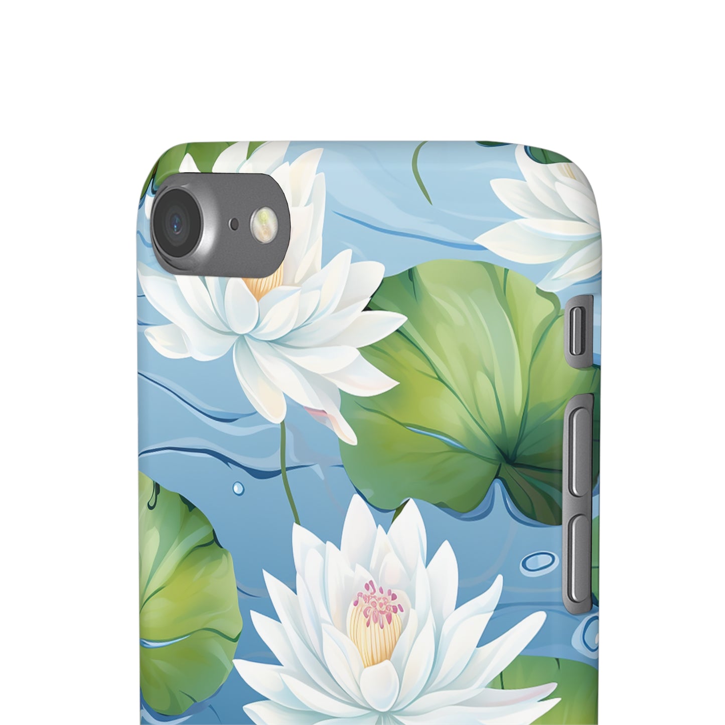 Elegant Water Lilies: Premium Phone Case