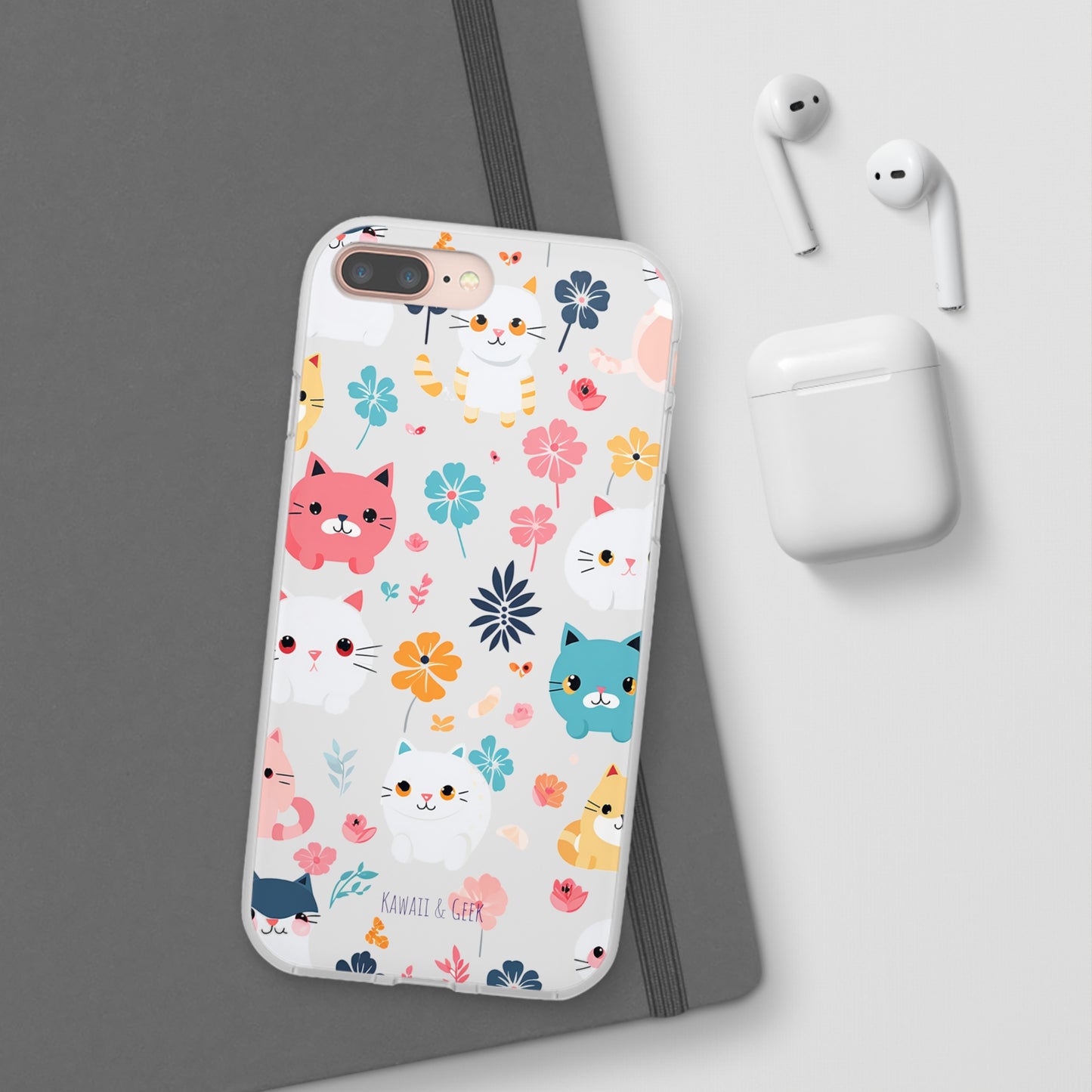 Playful Kittens: Flexi Transparent Phone Case