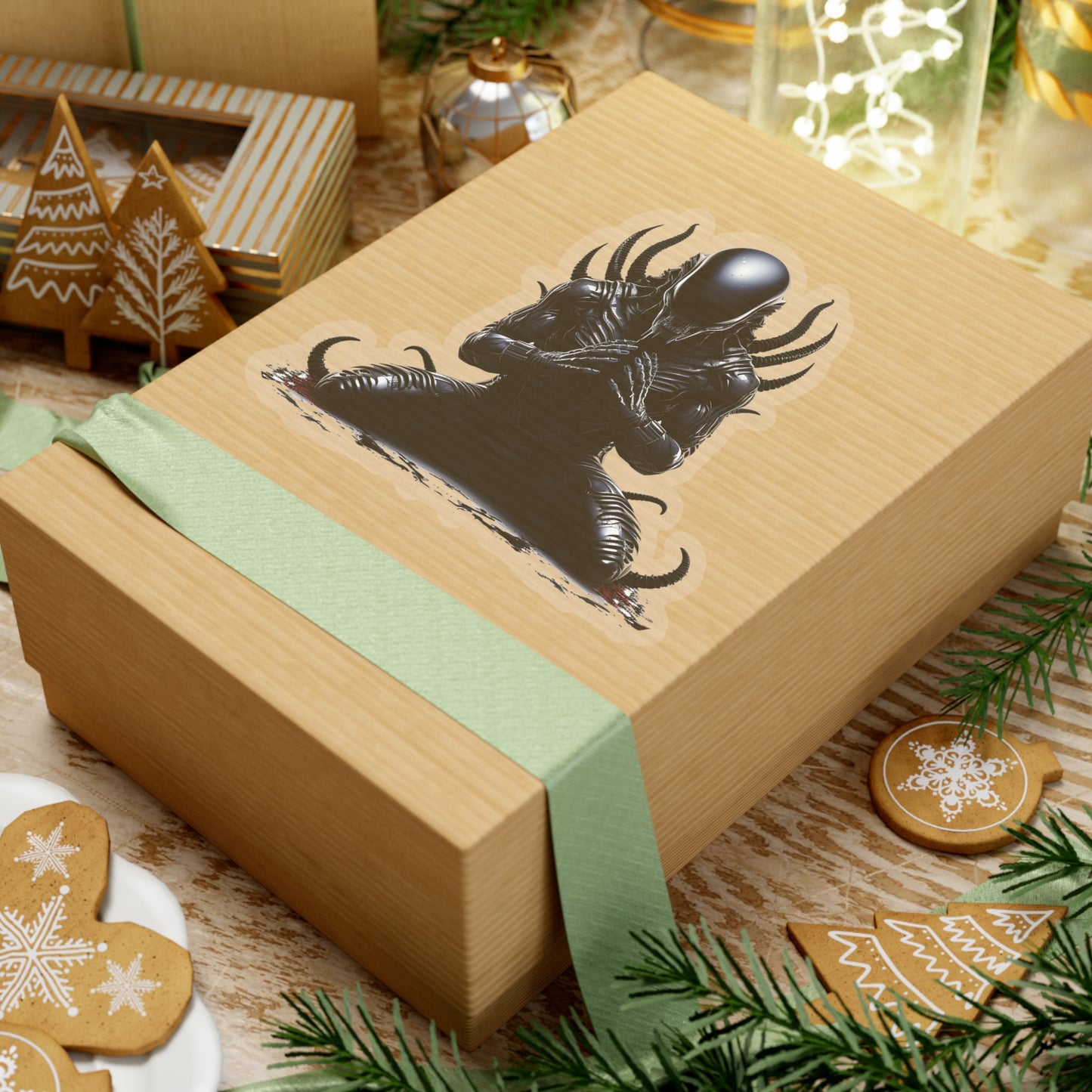 Zen Alien Xenomorph sticker - Premium Halloween Sticker