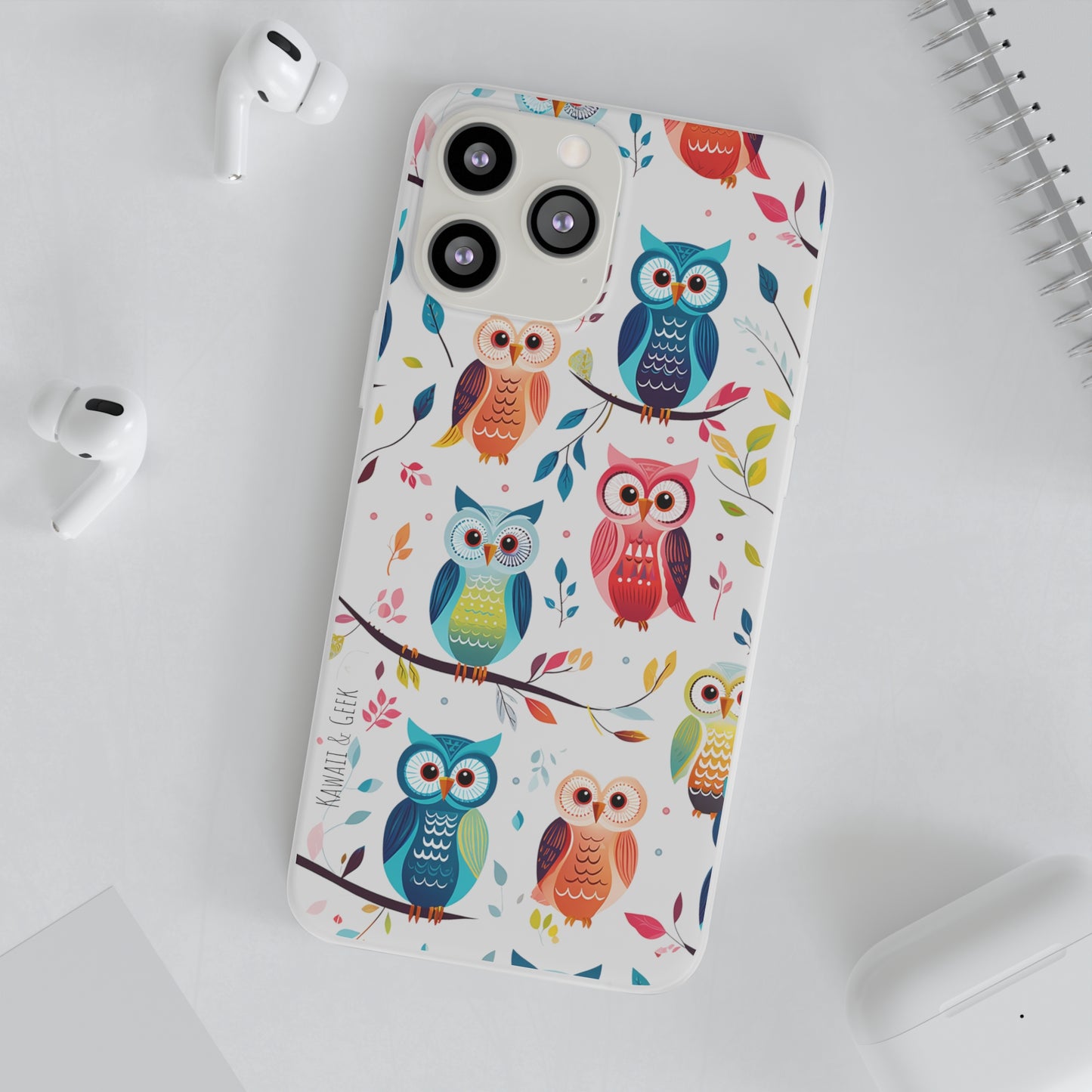 Whimsical Owl Flexi and Transparent Phone Case