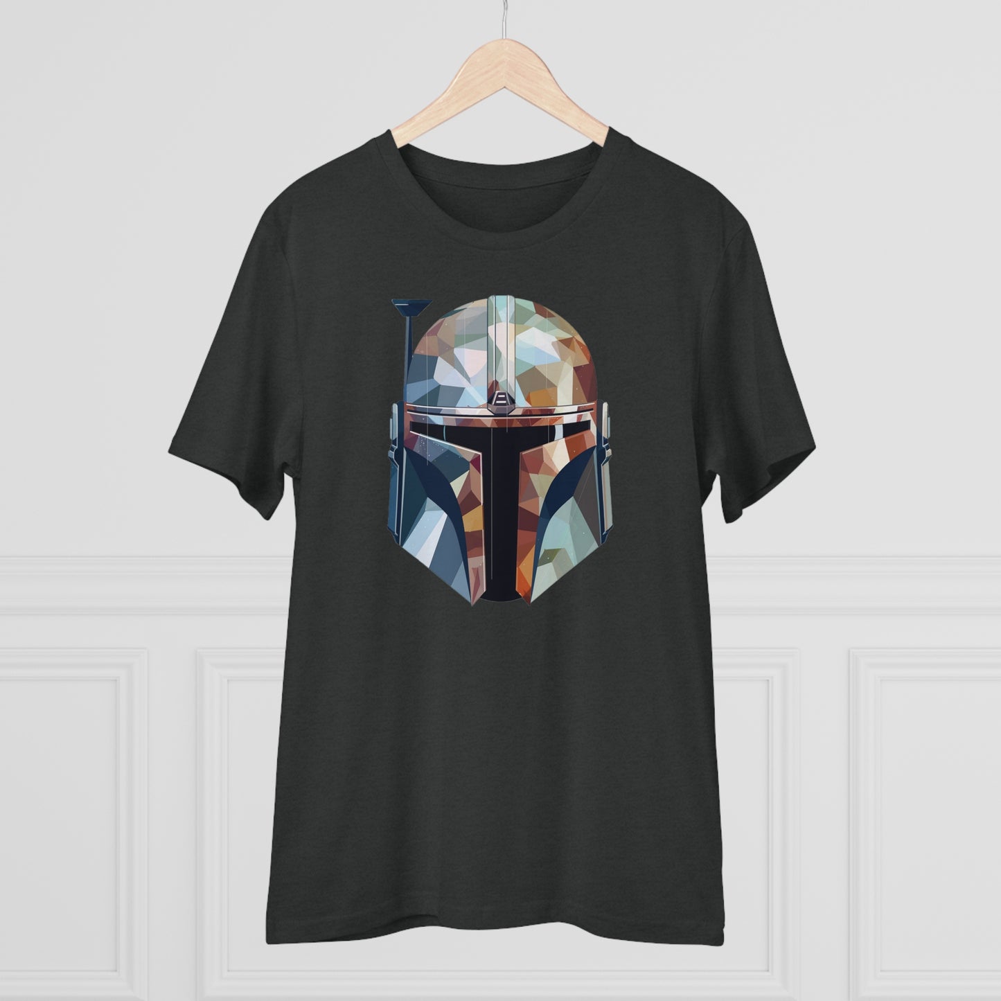 The Mandalorian Polygonal T-Shirt - Embrace Interstellar Adventure - Star Wars