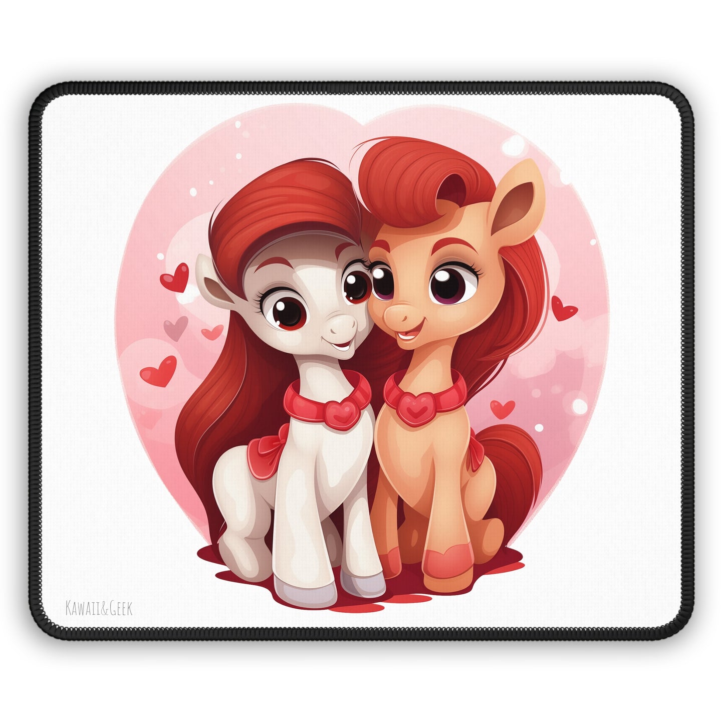 Valentine's My Little Pony-Inspired Gaming Pad - Cute Couple Design