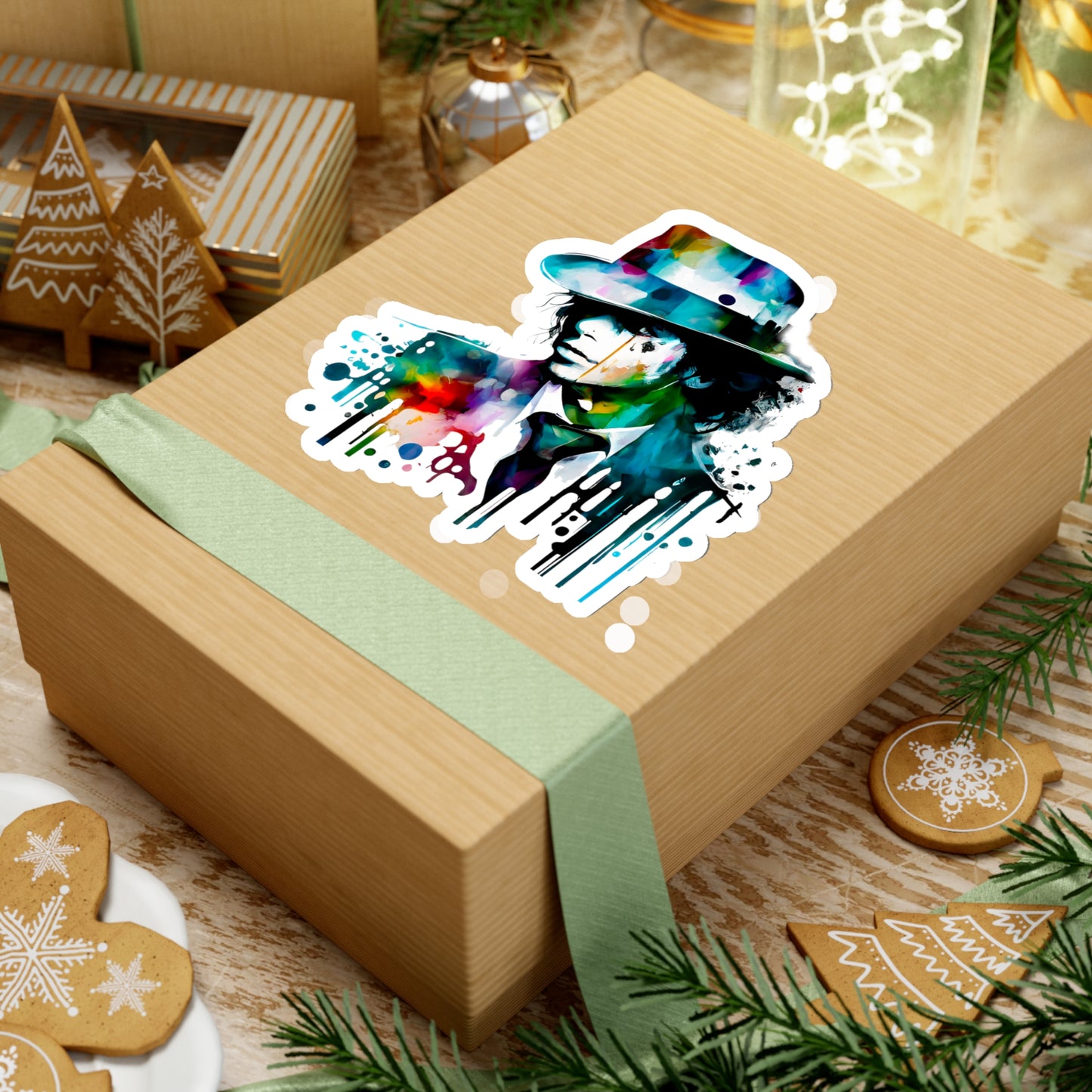 Michael Jackson Transparent Sticker - Add Some Pop and Iconic Style to Your Tech