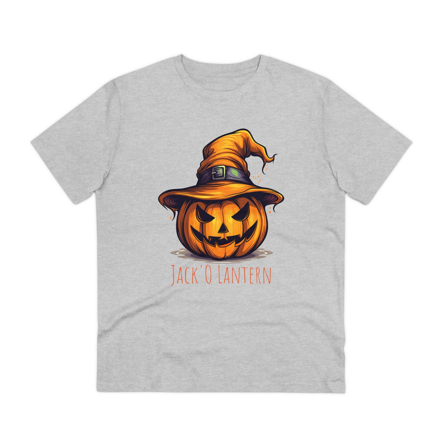 Eco-friendly Jack O Lantern Tee: Funny Pumpkin Halloween Sorcerer Edition