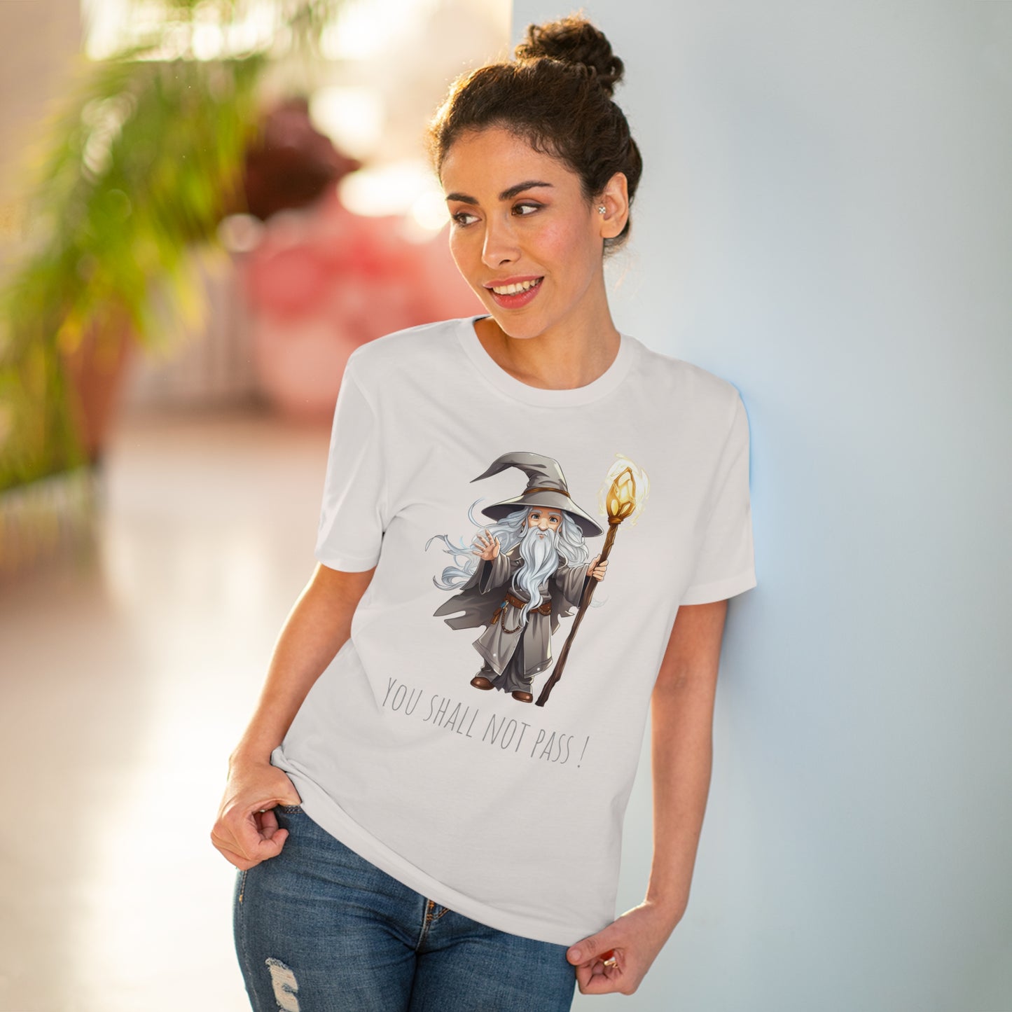 Gandalf T-Shirt for Lord of the Rings Fans in eco-fashion way