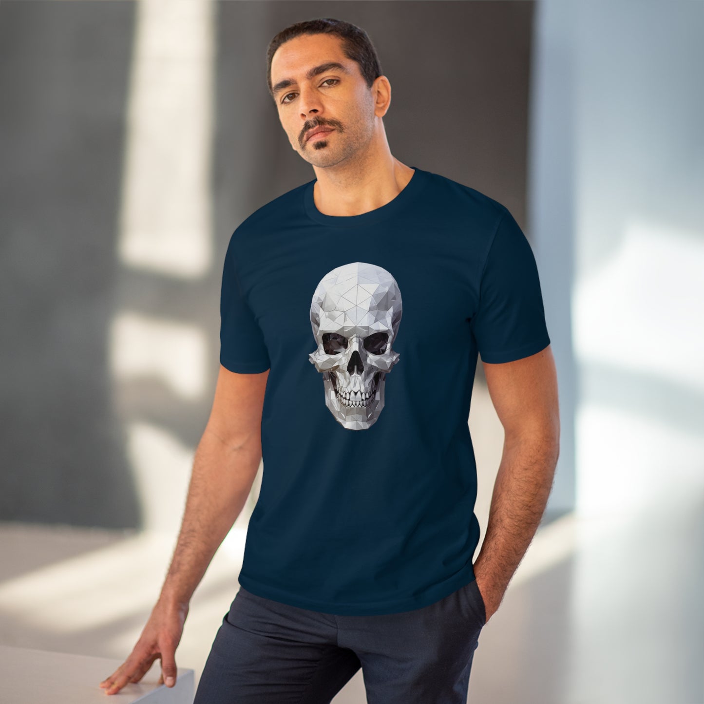Skull Polygonal T-Shirt - Embrace Edgy Style