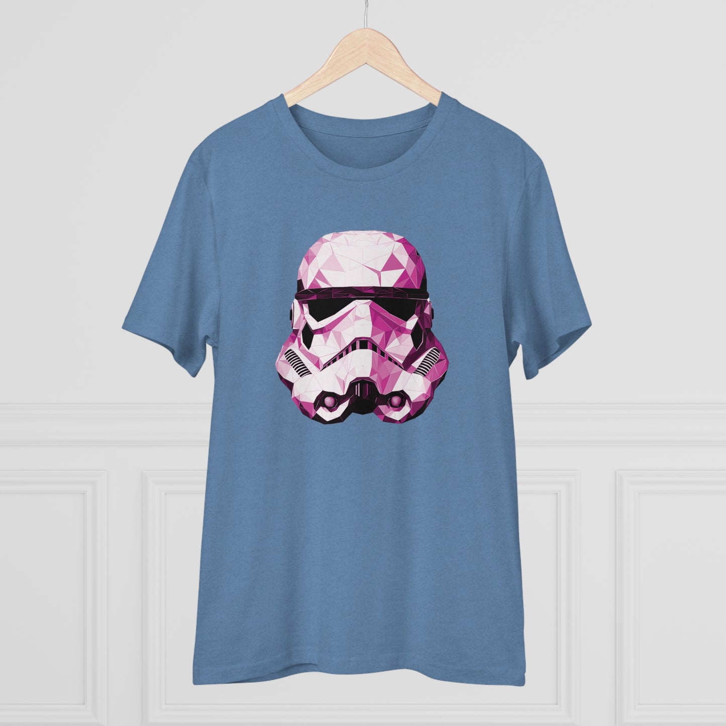 Stormtrooper Polygonal T-Shirt Pink Edition - Embrace Galactic Precision