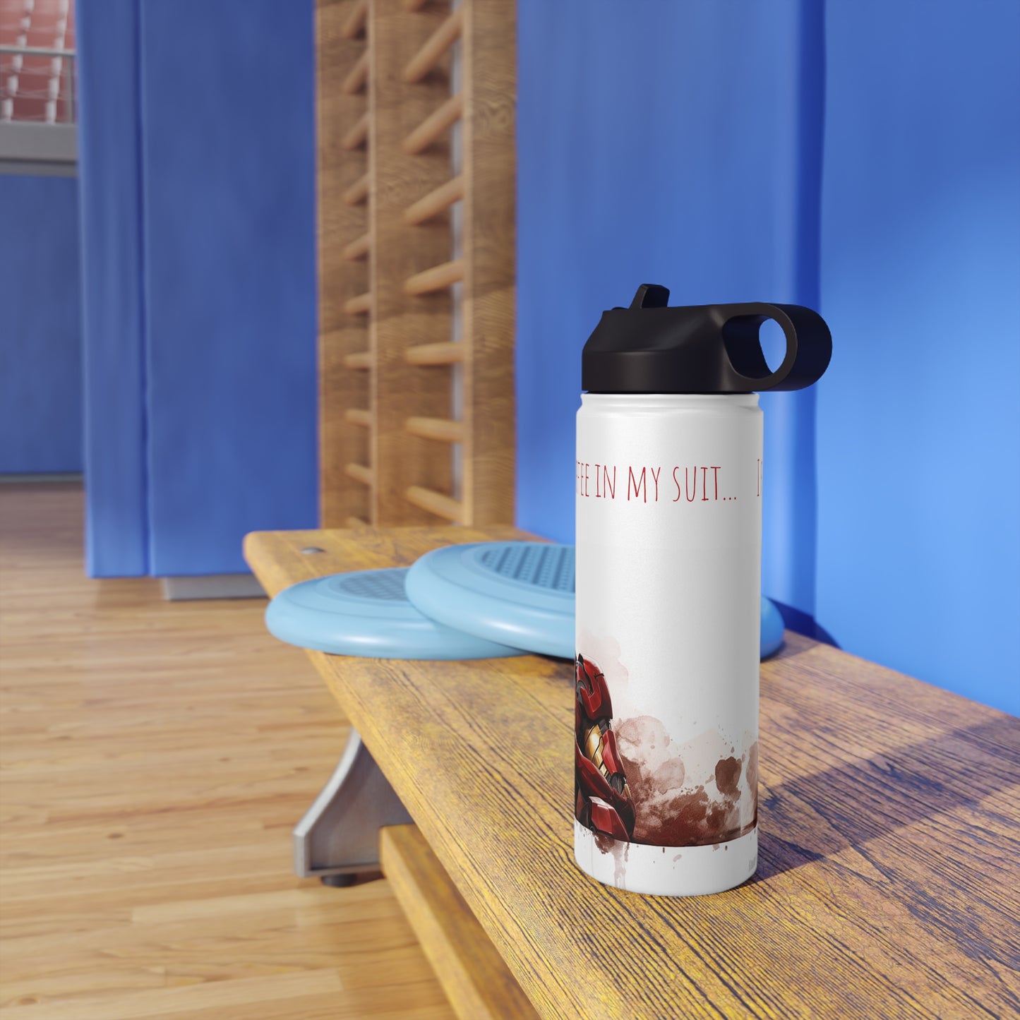 Iron Man's Coffee Break: Stainless Steel Bottle