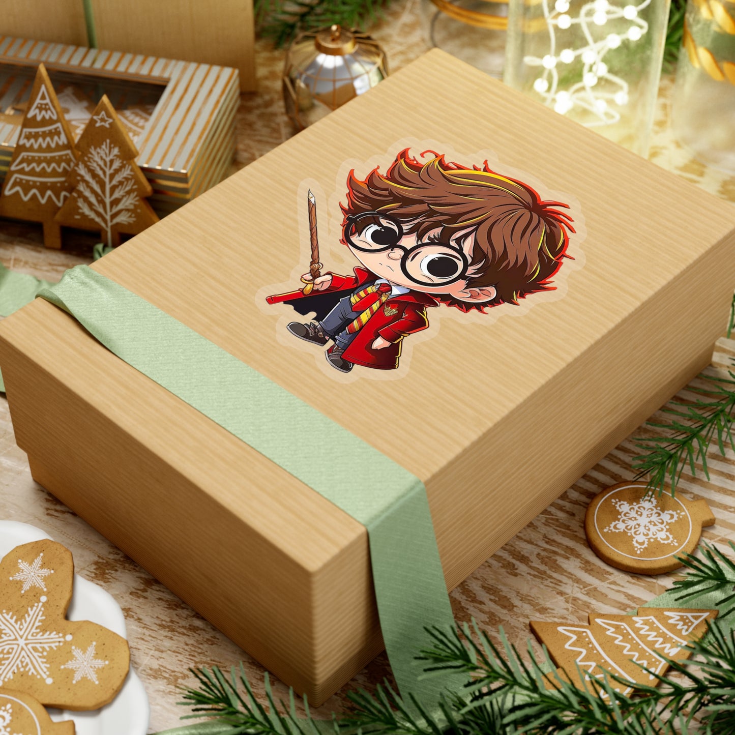 Kawaii Harry Potter Sticker - Add Some Cute and Magical Style to Your Tech