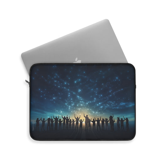 Starry Sky & Unity Laptop Sleeve: Believe and Thrive