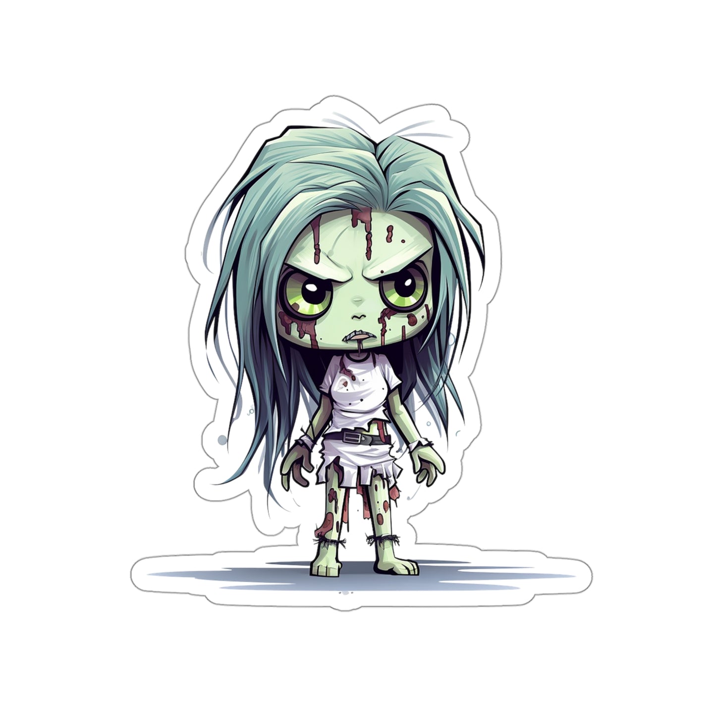 Halloween Special: Zombie Girl Sticker
