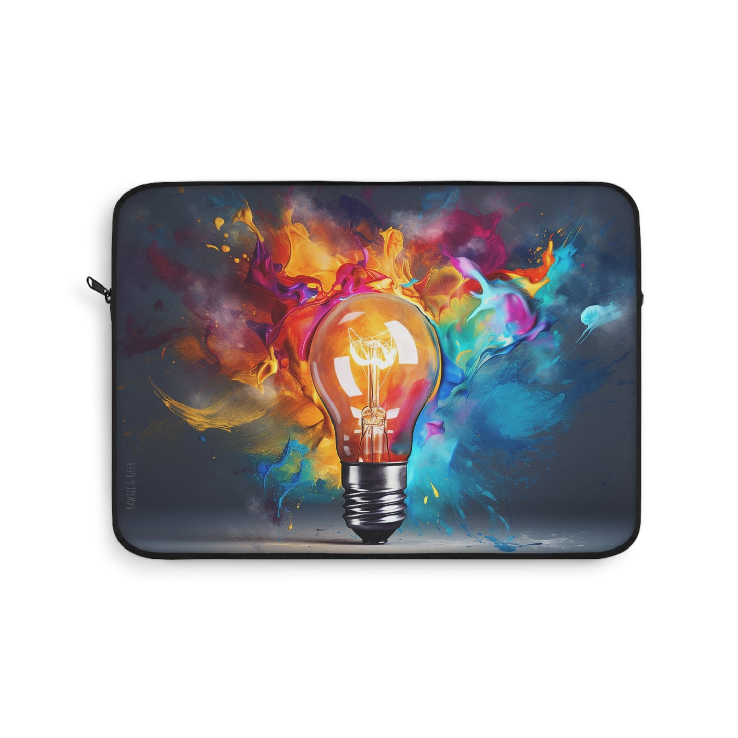 Innovative Color Burst Lightbulb Premium Laptop Sleeve
