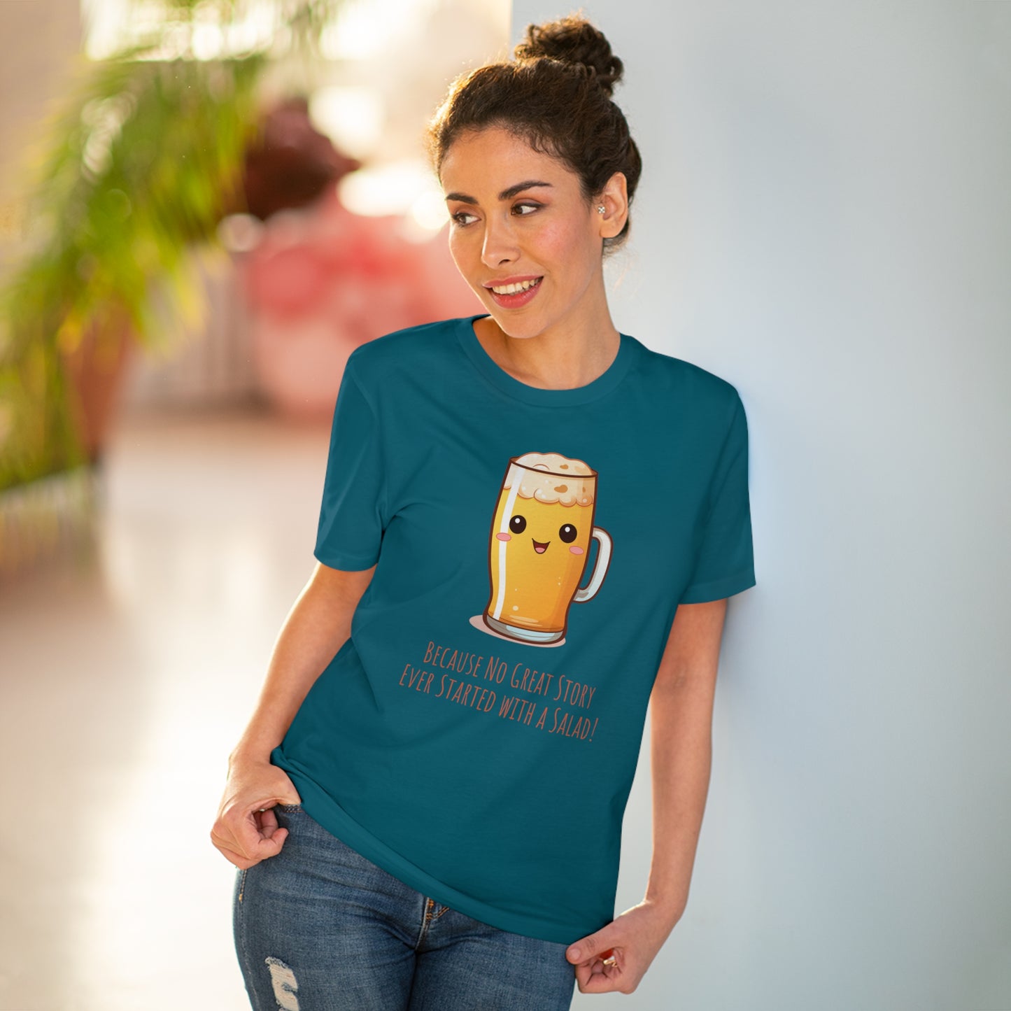 Eco-Friendly Beer Quote T-Shirt - Unisex, Funny & Sustainable Fashion