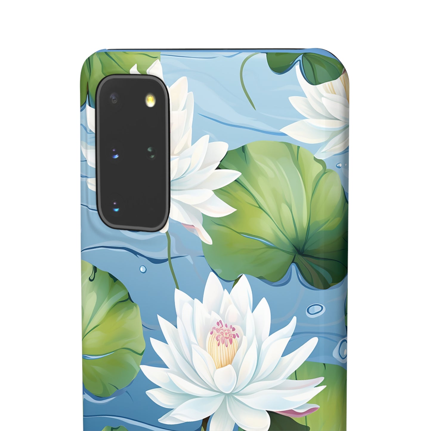 Elegant Water Lilies: Premium Phone Case