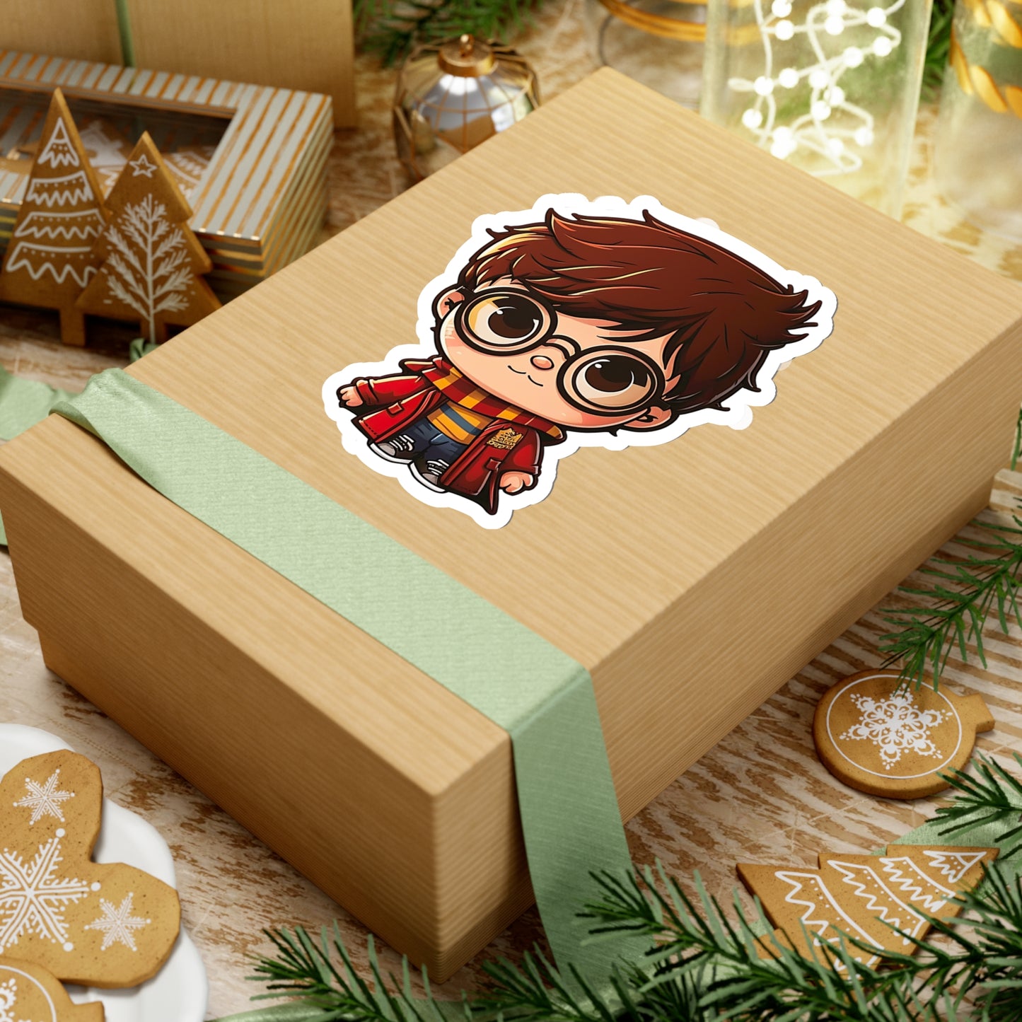 Kawaii Harry Potter Sticker - Add Some Cute and Magical Style to Your Tech