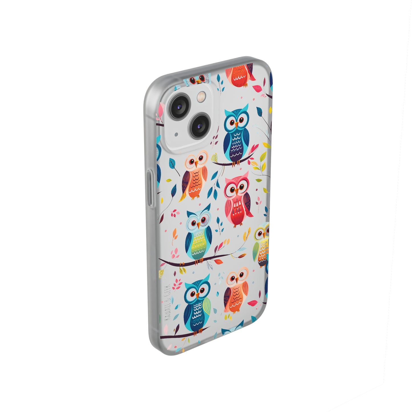 Whimsical Owl Flexi and Transparent Phone Case
