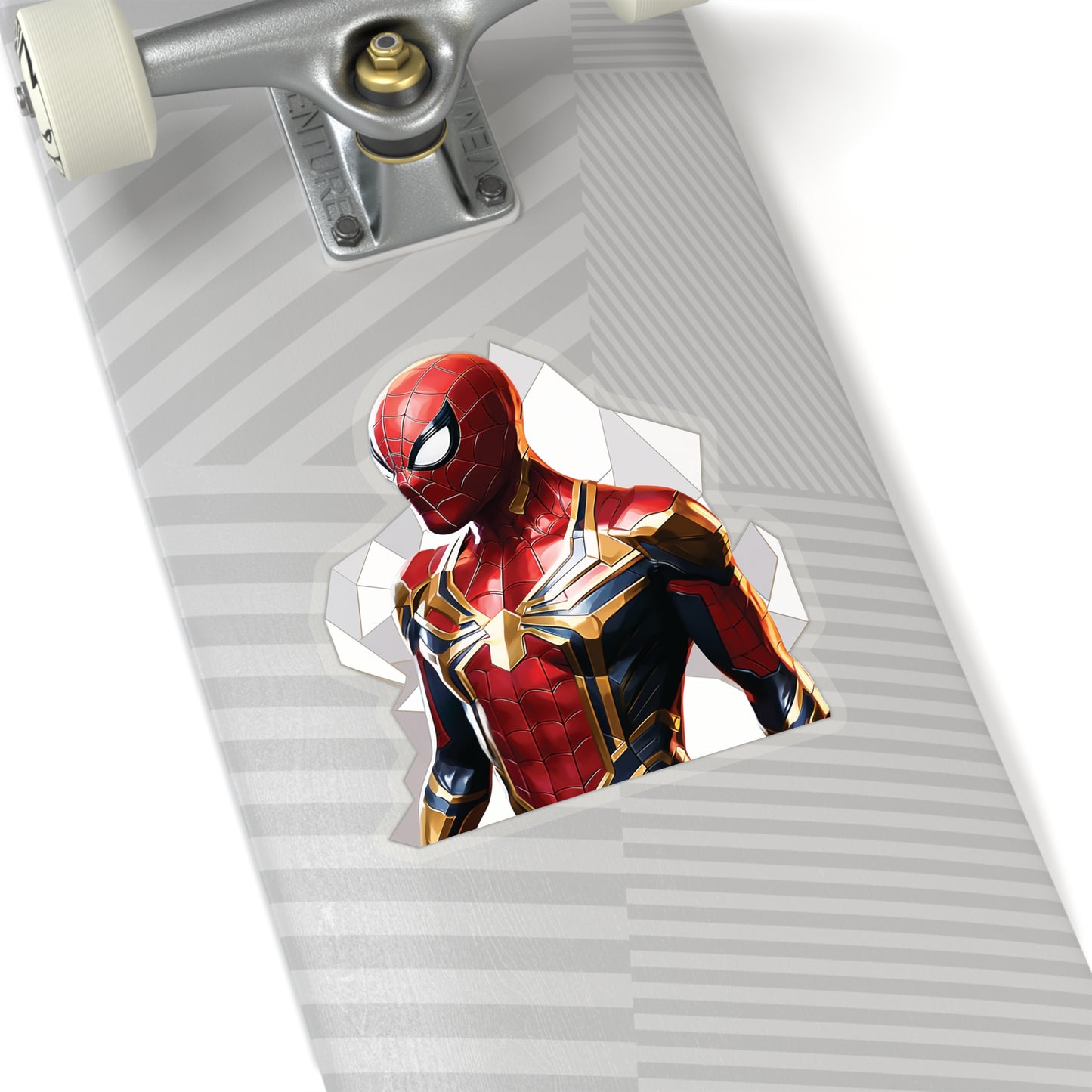 Spider Man Sticker in Iron Spider armor - Superhero Styling with a Modern Twist