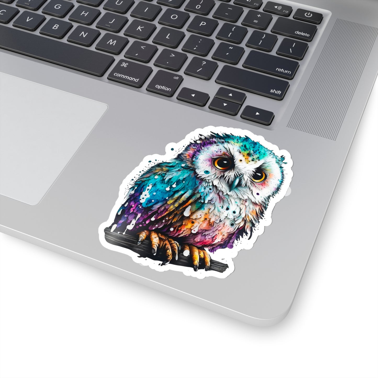 White Owl Sticker - Add Some Adorable and Unique Style to Your Tech