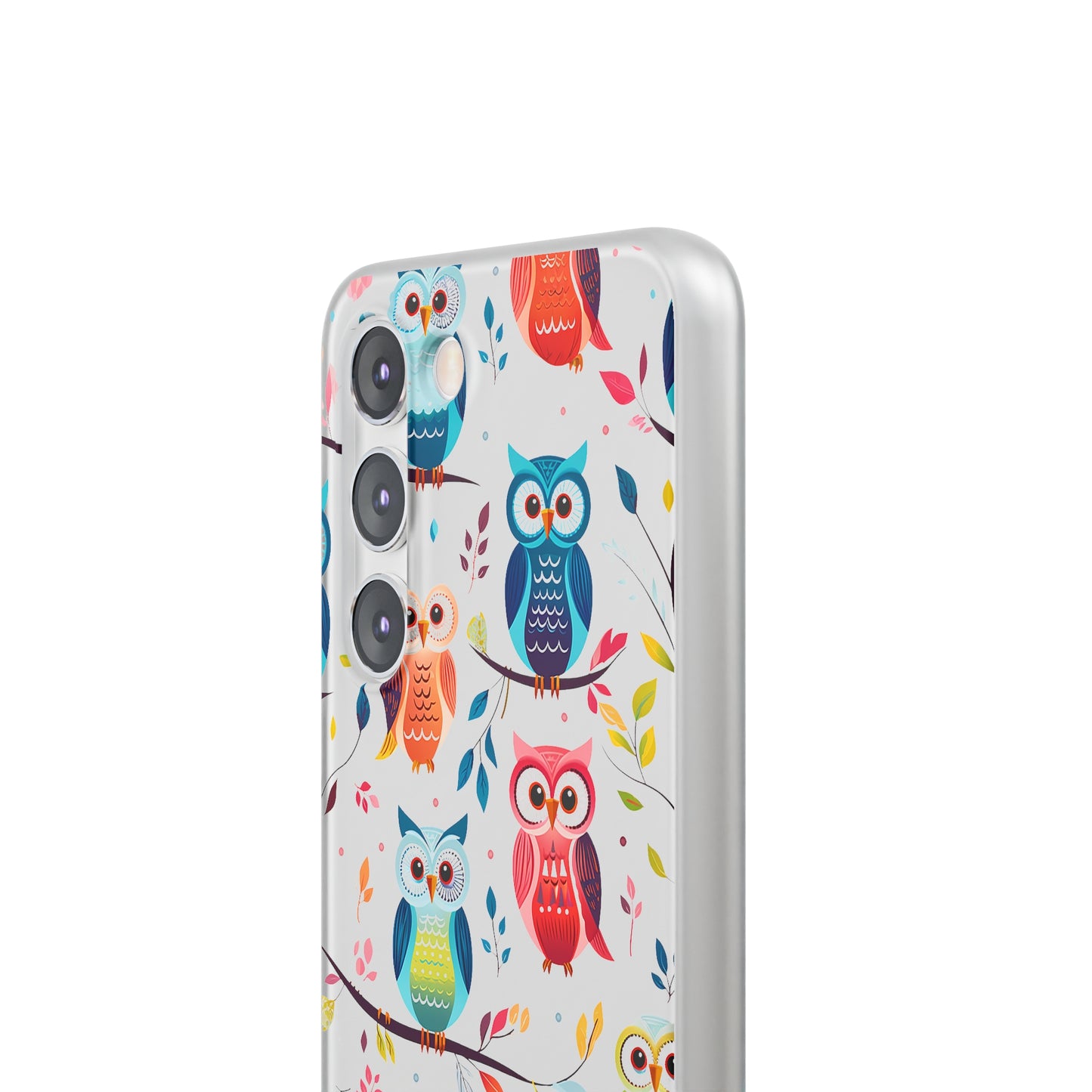 Whimsical Owl Flexi and Transparent Phone Case