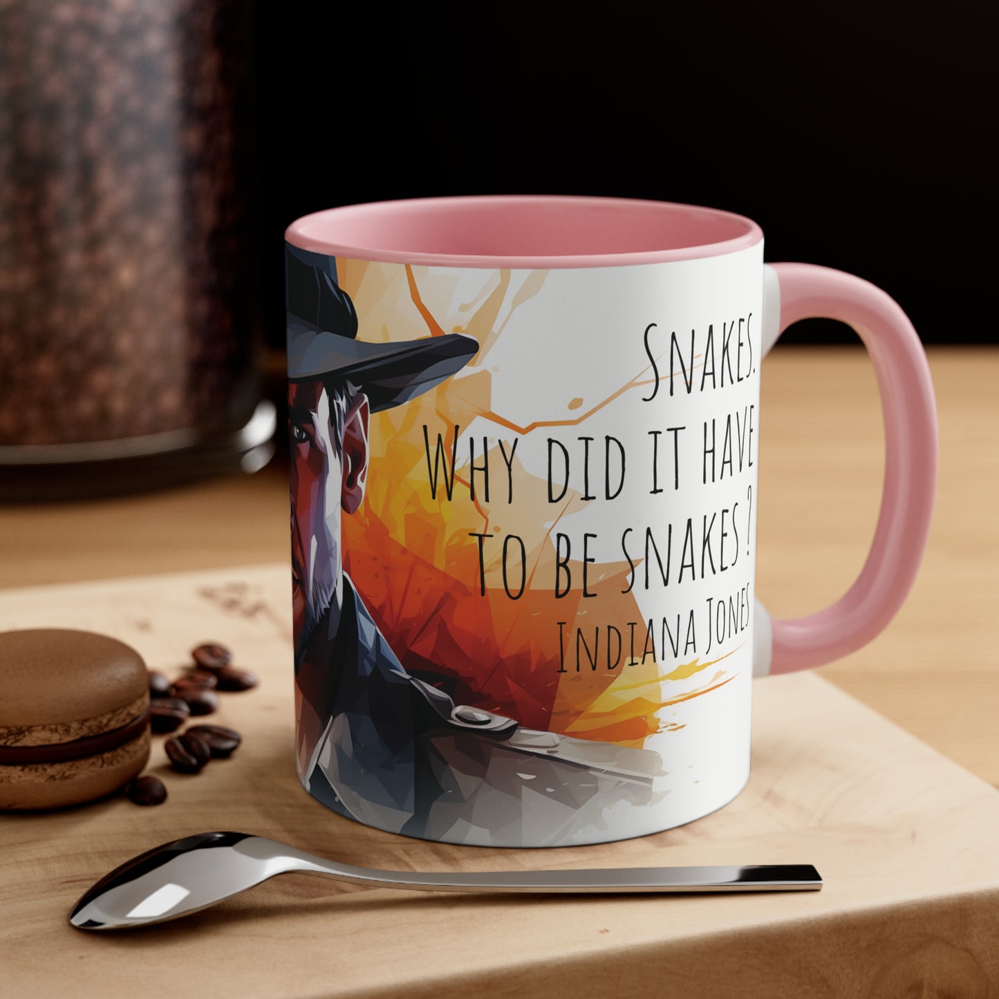 Indiana Jones Mug - Embrace the Adventure: Snakes. Why Did It Have to Be Snakes?