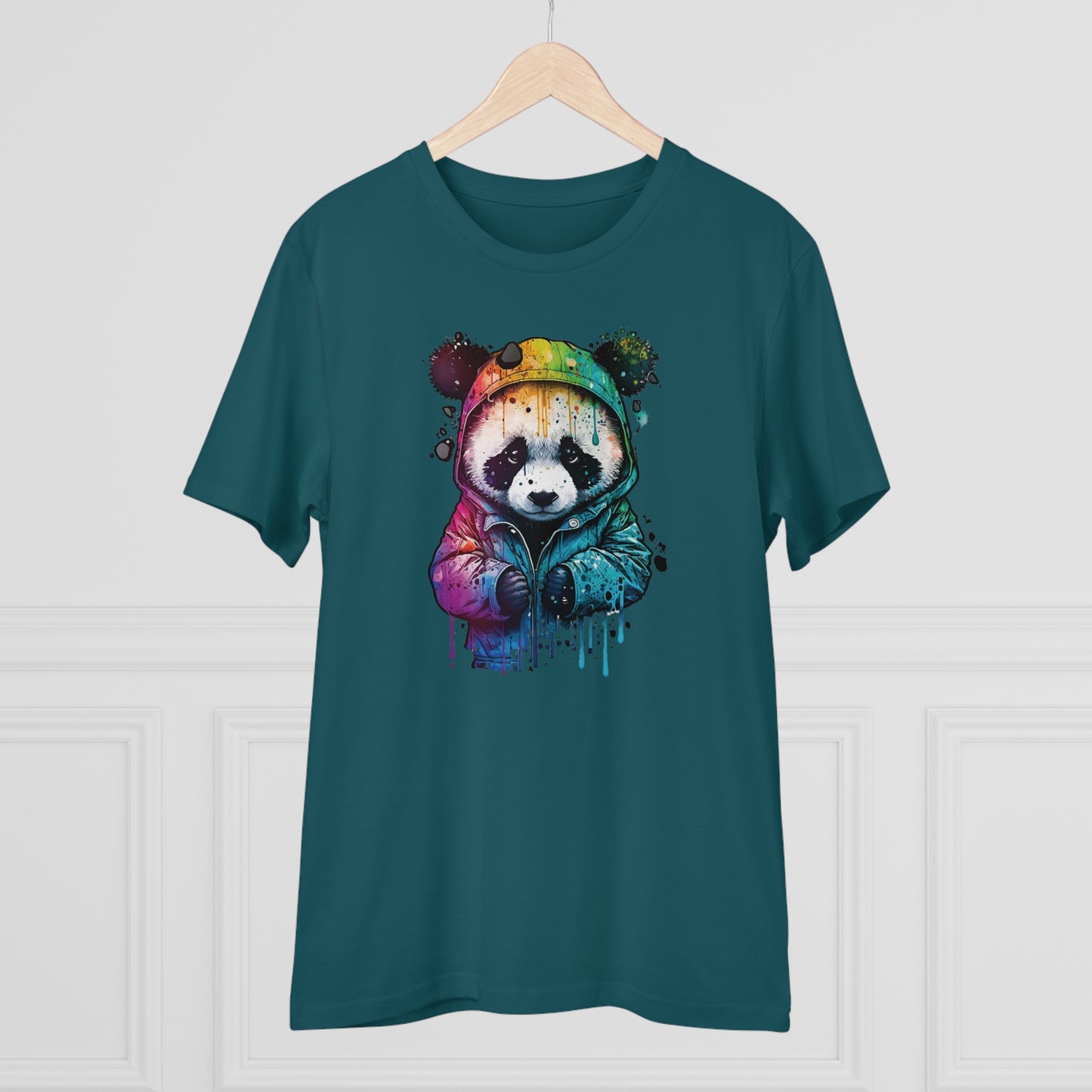 Panda Organic Unisex T-Shirt - Add Some Fun and Eco-Friendly Style to Your Wardrobe