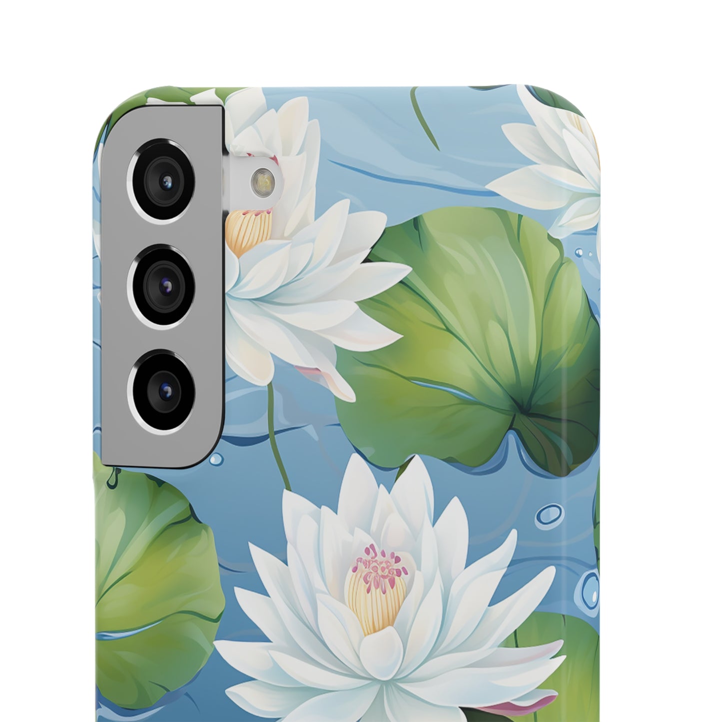 Elegant Water Lilies: Premium Phone Case