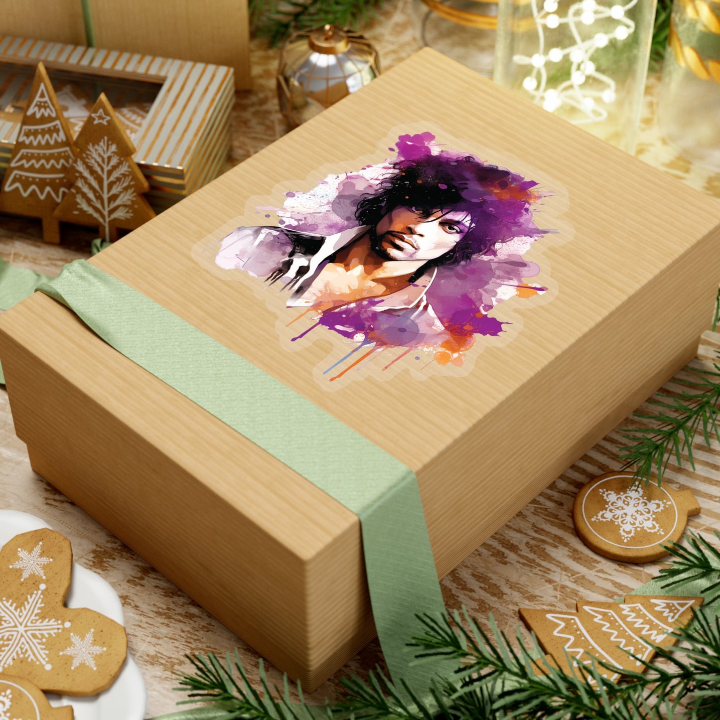 Prince - Love Symbol in Purple Rain Sticker - Add Some Musical and Colorful Style to Your Tech