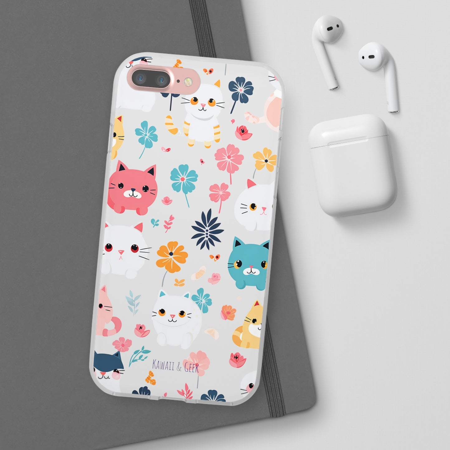 Playful Kittens: Flexi Transparent Phone Case
