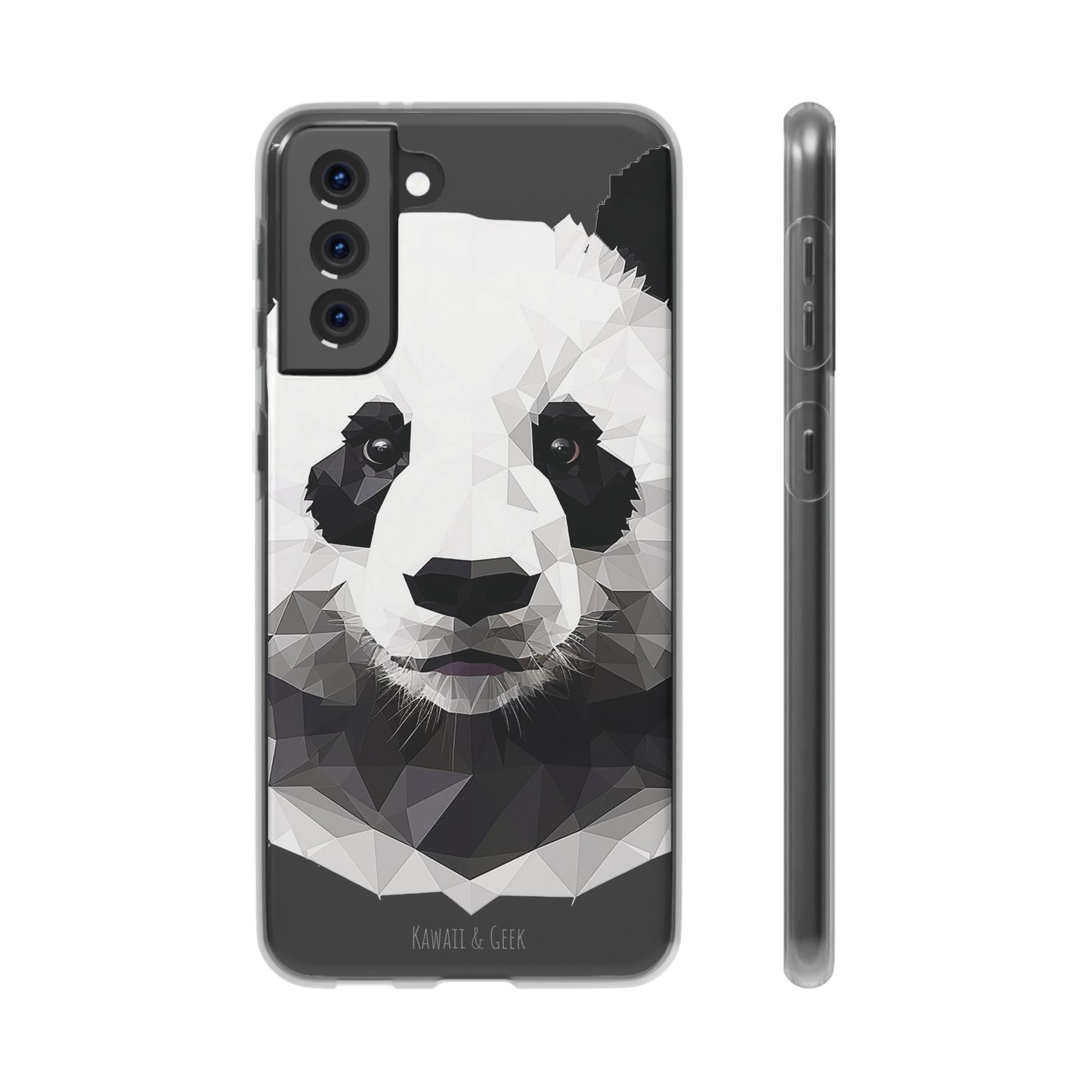Cute Polygonal Panda Flexi phone Case - Protect Your Phone with Some Unique and Adorable Style