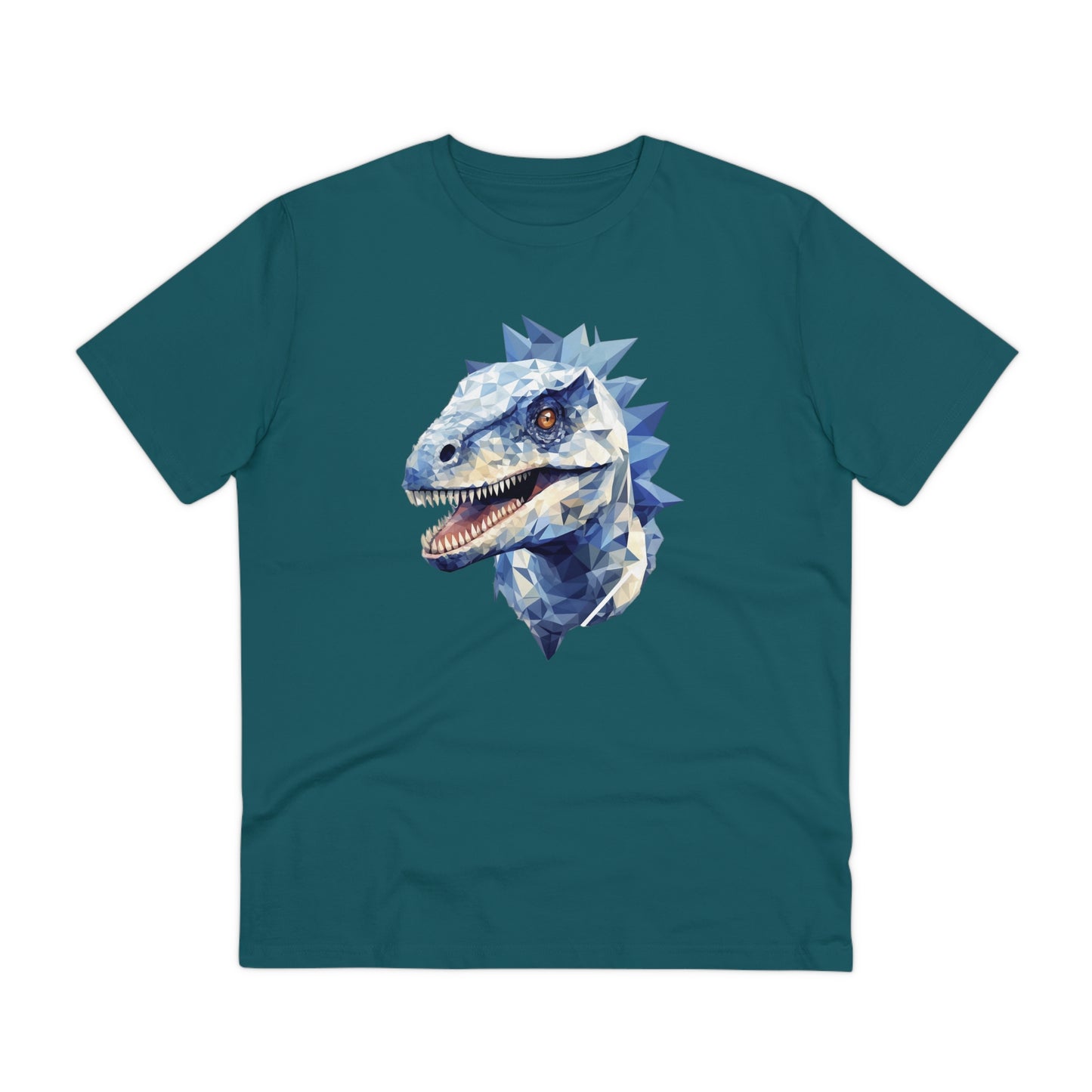 Velociraptor Polygonal T-Shirt - Embrace Fierce Jurassic Style