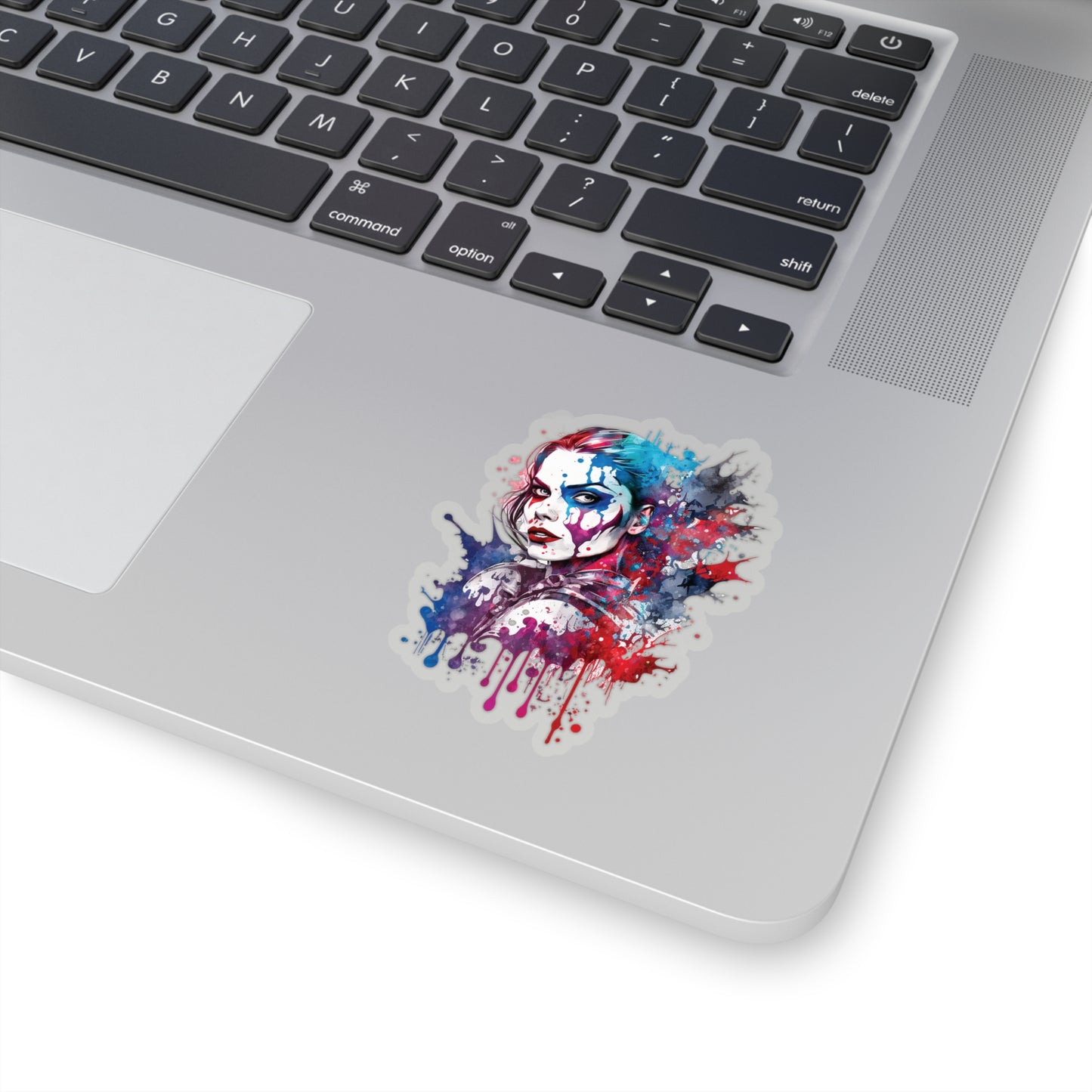 Harley Quinn Sticker - Add Some Pop-Art and Watercolor Style to Your Tech