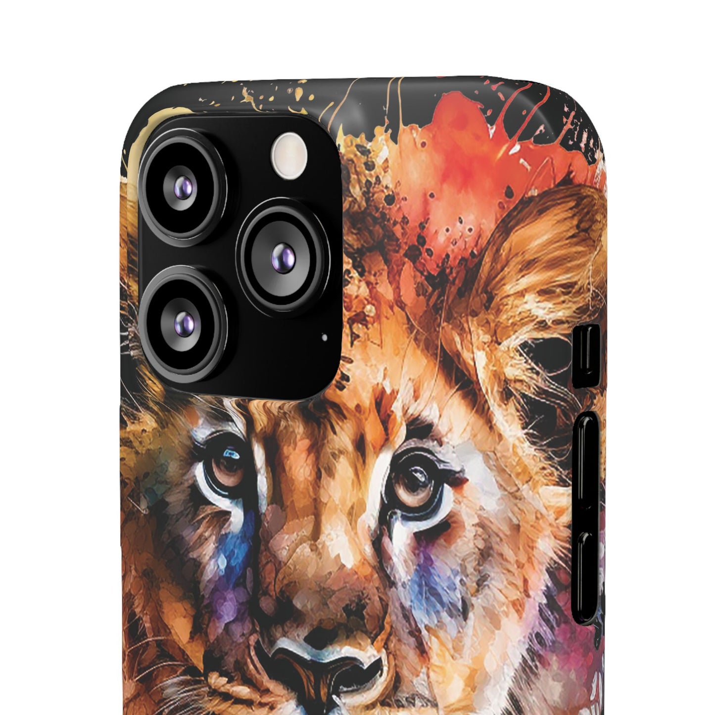 Phone Case Watercolor Lion Cub