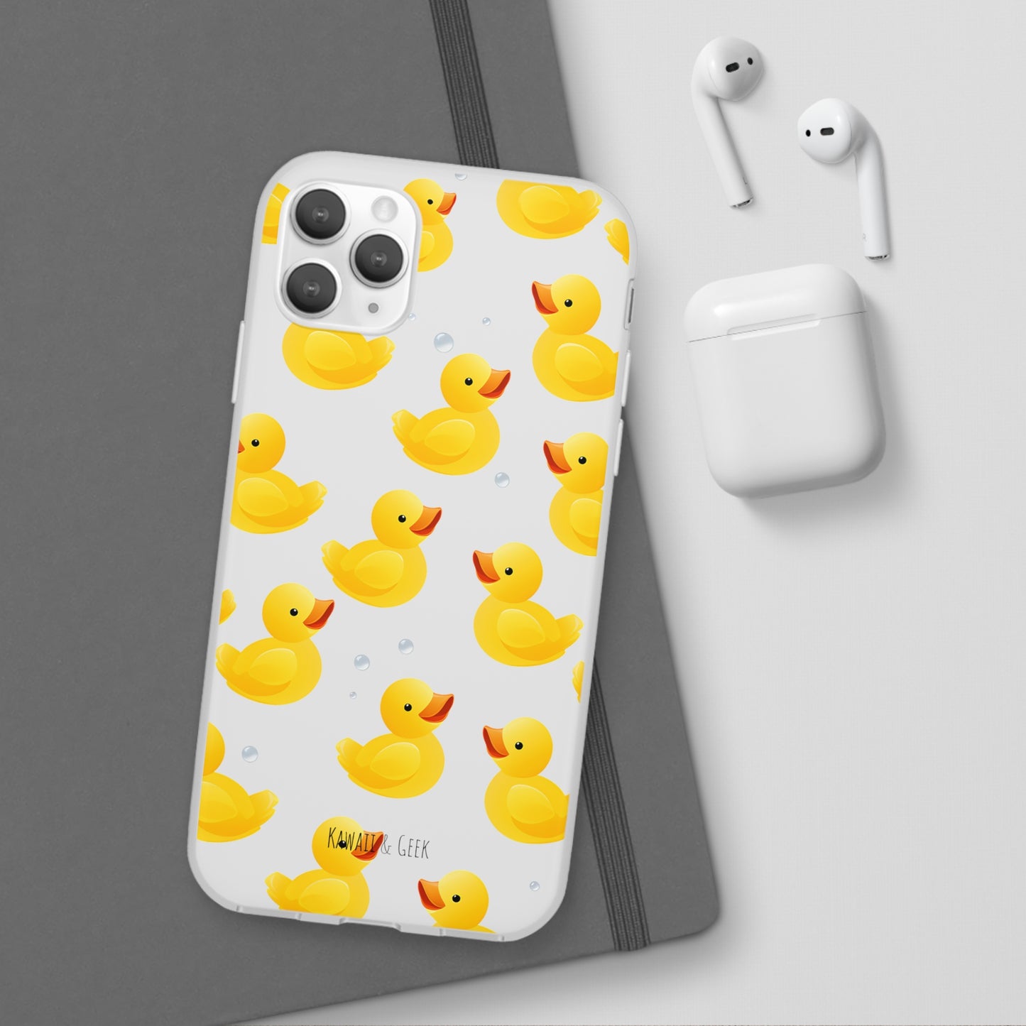 Vibrant Yellow Duck Flexi Phone Case