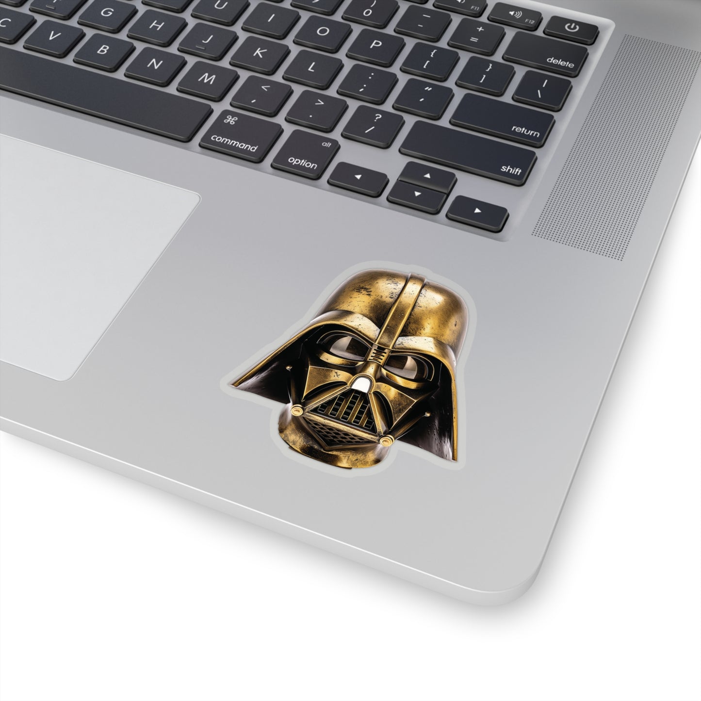 Gold Darth Vader Sticker - Unleash Imperial Grandeur - Star Wars