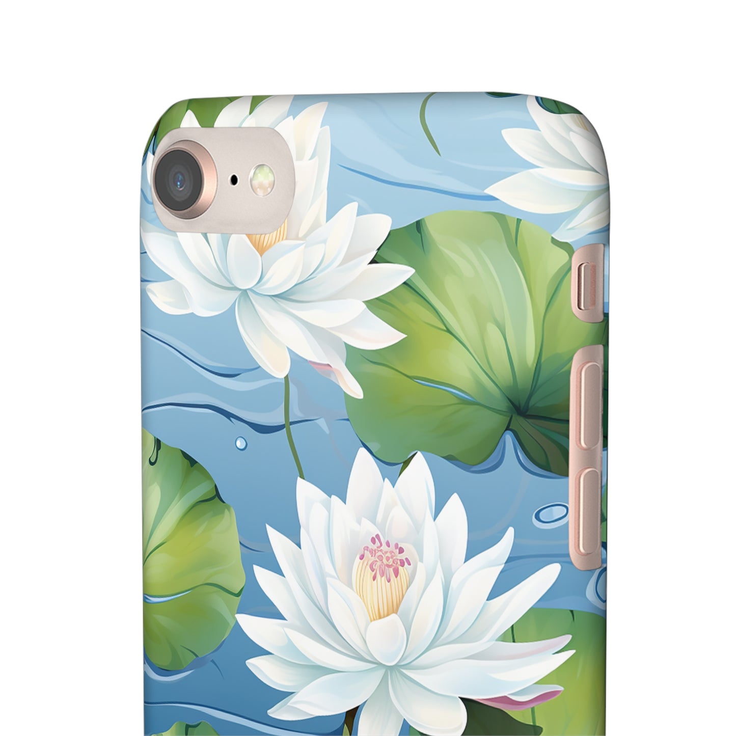 Elegant Water Lilies: Premium Phone Case
