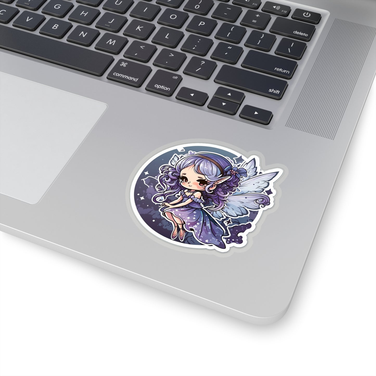 Kawaii Blue Fairy Sticker - Add Some Cute and Magical Style to Your Tech
