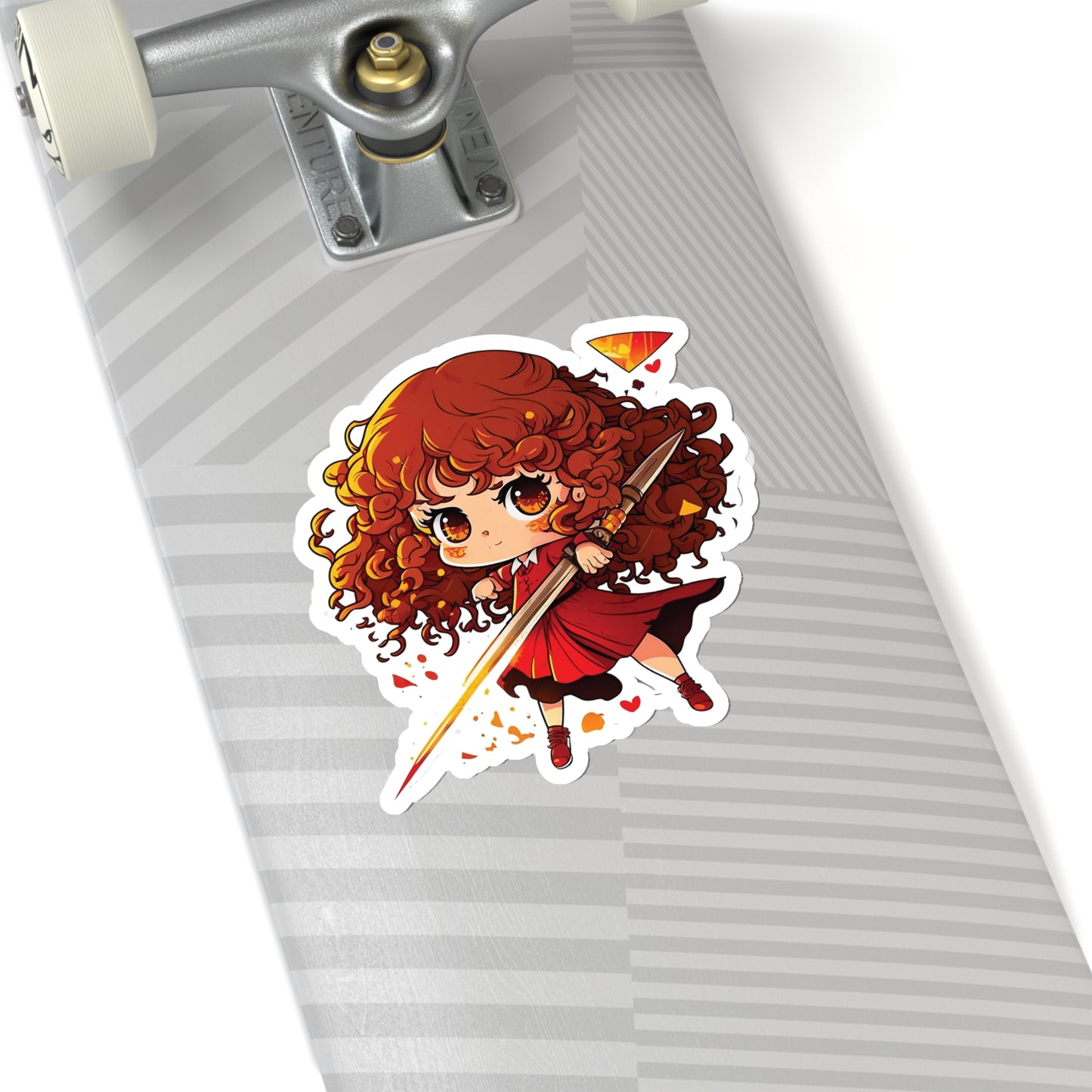 Hermione Granger Sticker ready for battle - Add Some Cute and Magical Style to Your Tech - Harry Potter