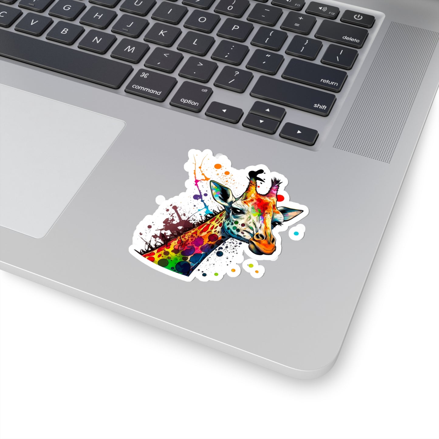 Giraffe Sticker - Add Some Pop-Art and Watercolor Style to Your Tech