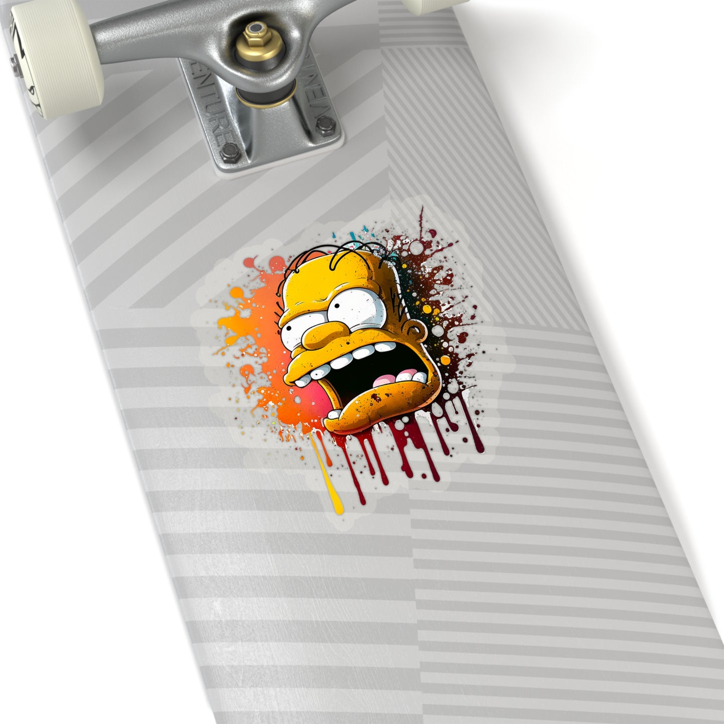 Homer Simpson Sticker - Add Some Fun and Unique Style to Your Tech