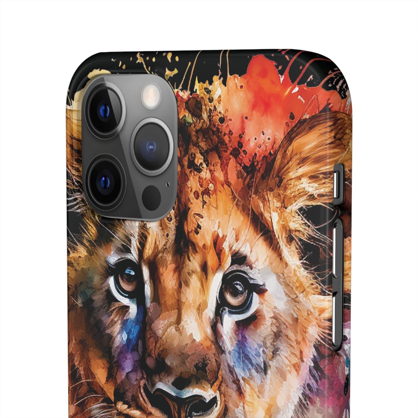 Phone Case Watercolor Lion Cub