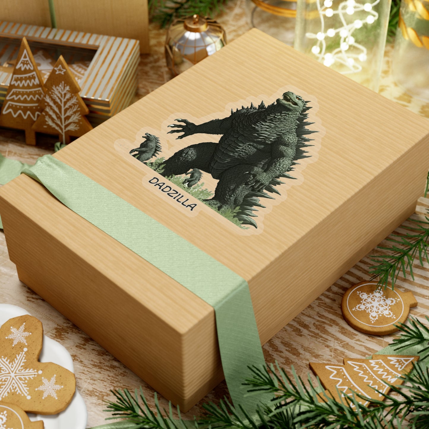Dadzilla - Father's Day Sticker - Celebrate with Godzilla